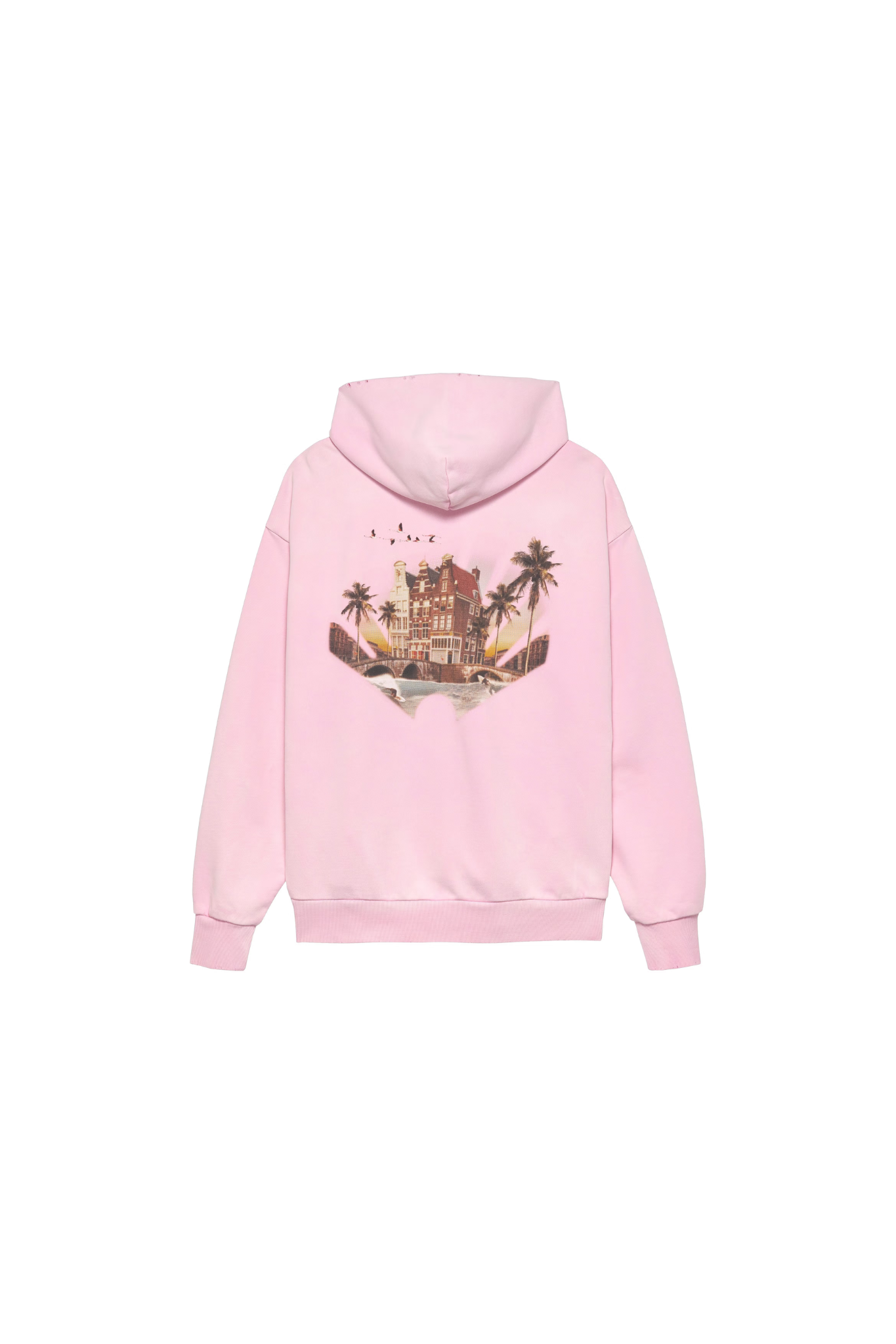TROPICAL HOODIE - PINK LADY