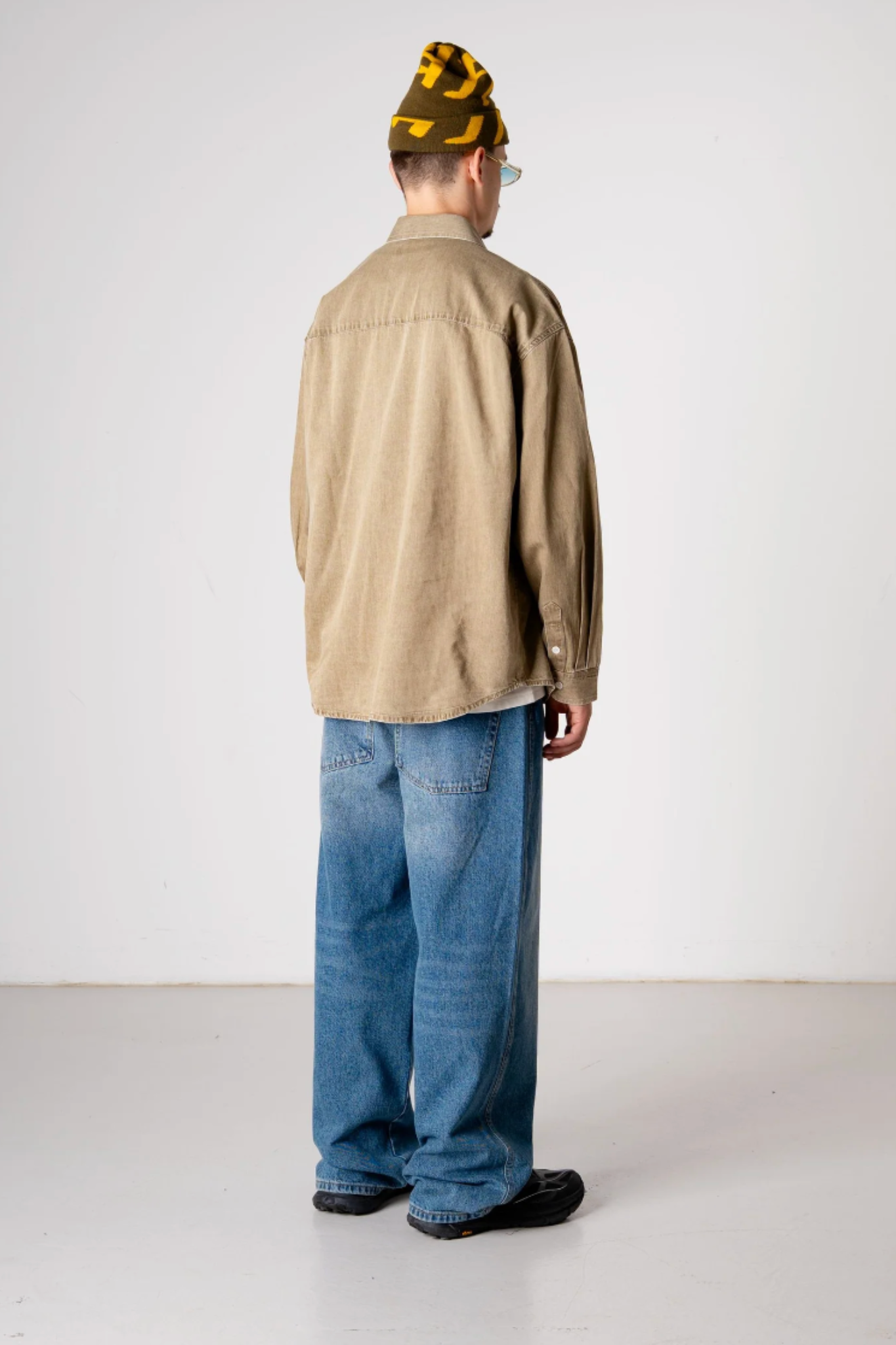 JONG WASHED SHIRT - STONE