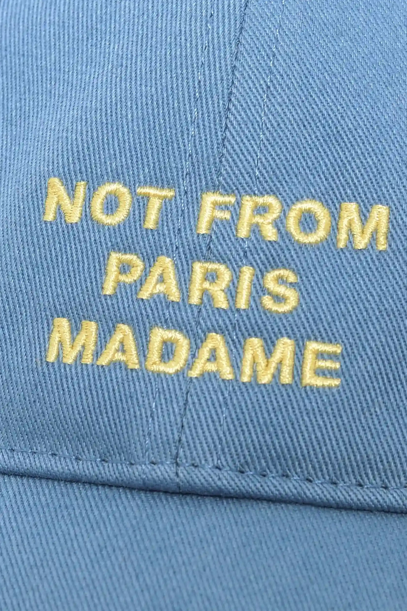CASQUETTE SLOGAN - ATLANTIC BLUE