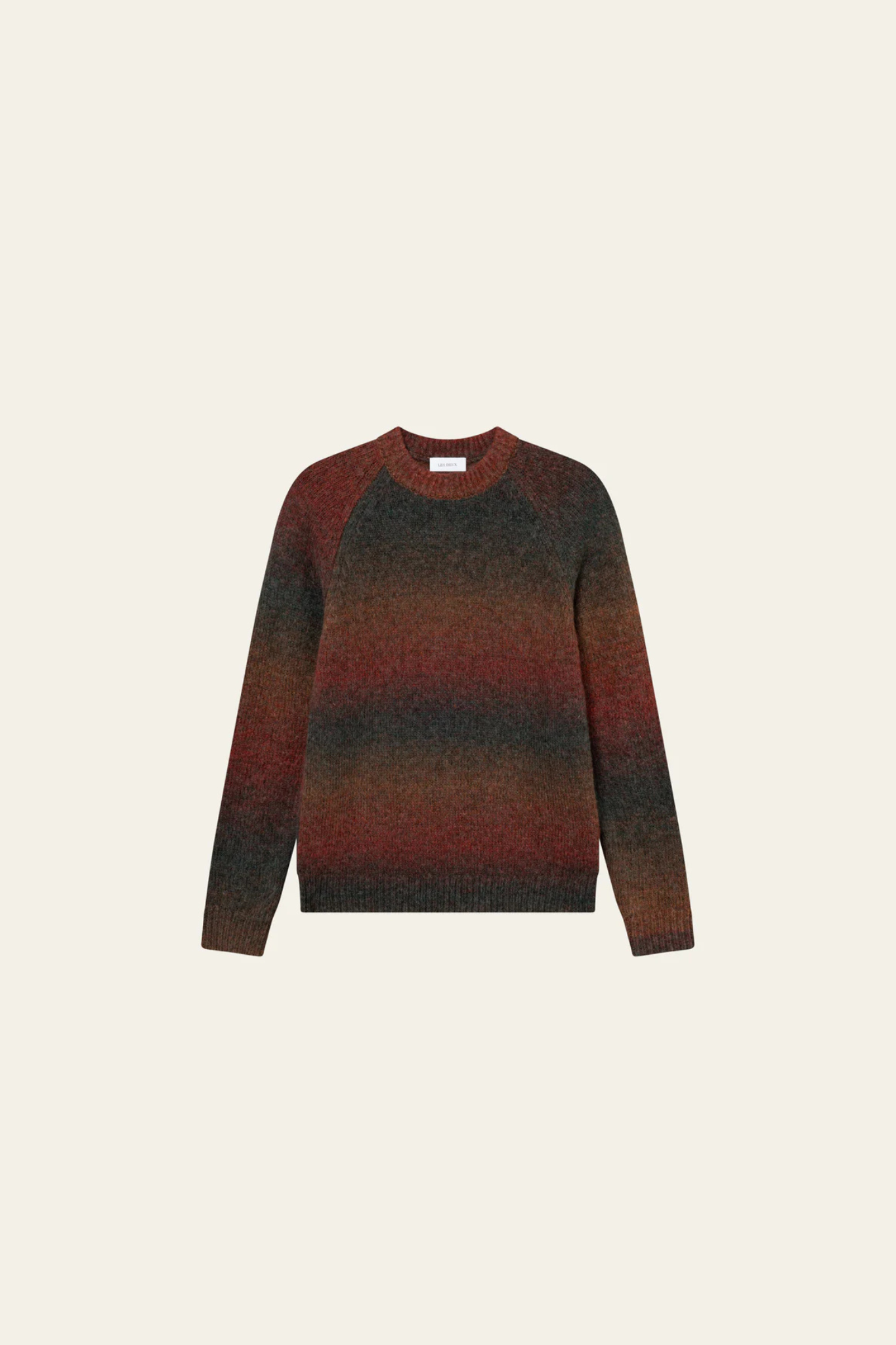 BRAD GRADIENT KNIT JUMPER - DARK CLAY ORANGE