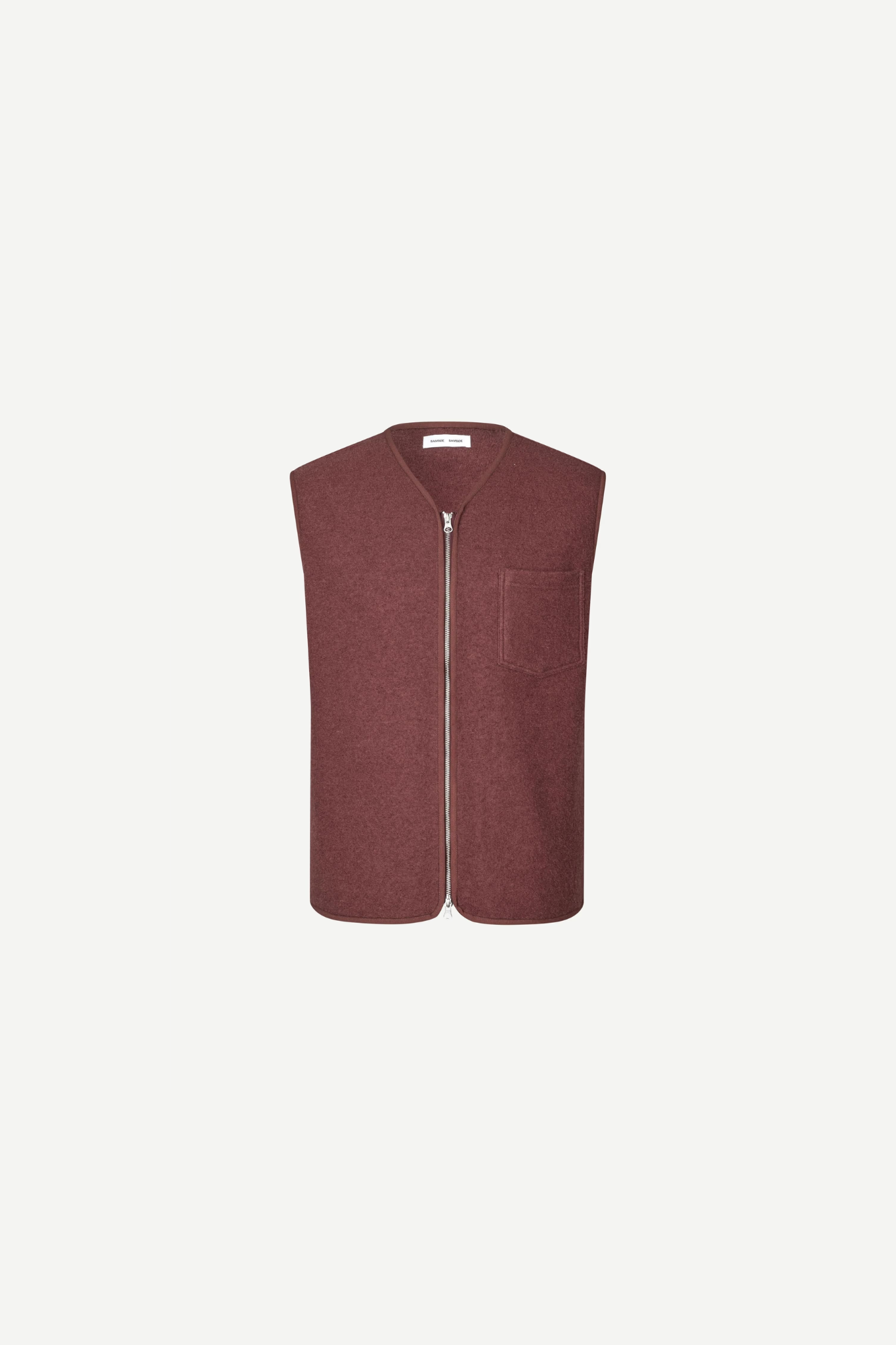 HANNES VEST SWEATER - RUM RAISIN