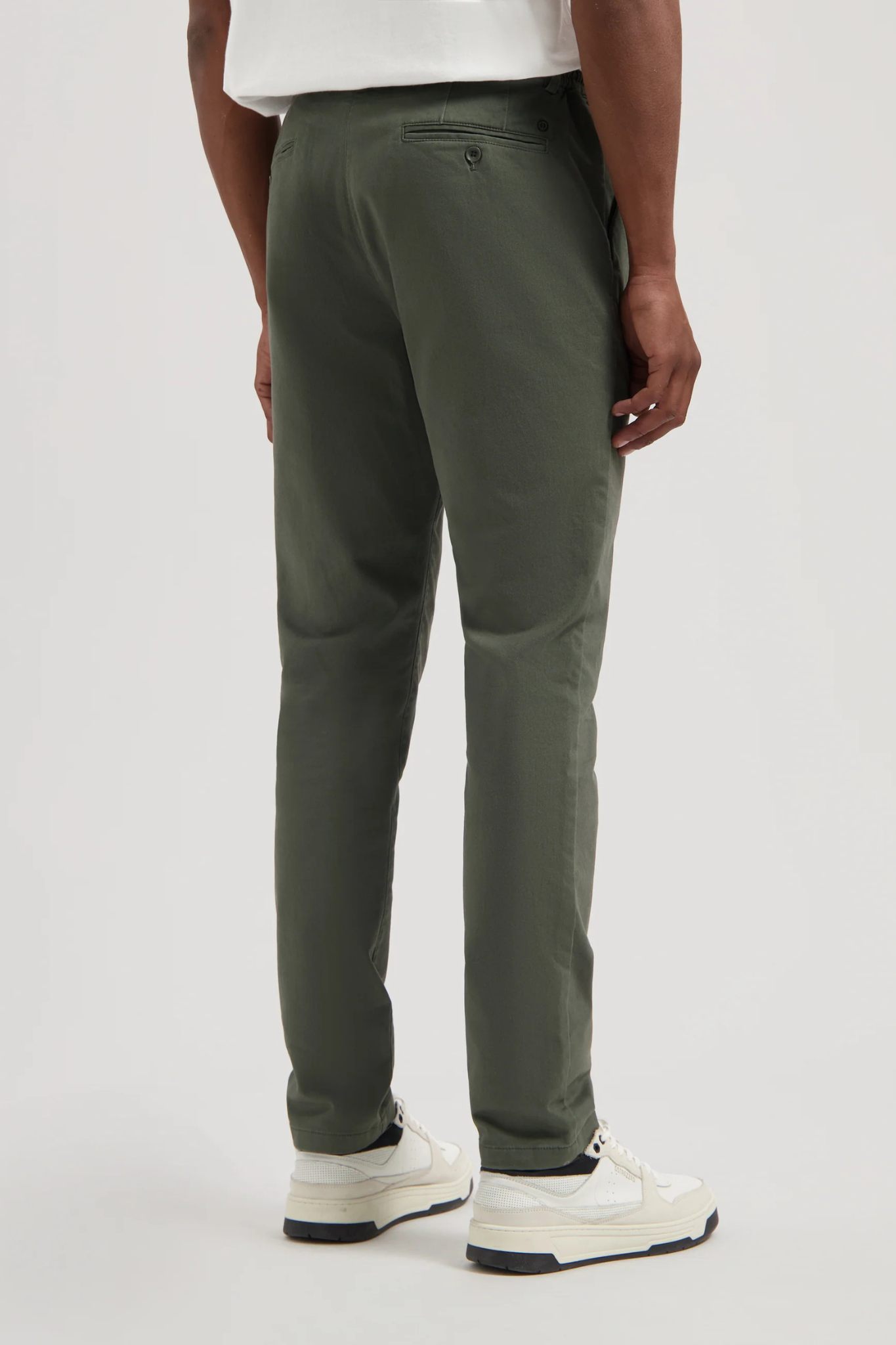 LANCASTER TWILL KNIT PANTS - DARK ARMY