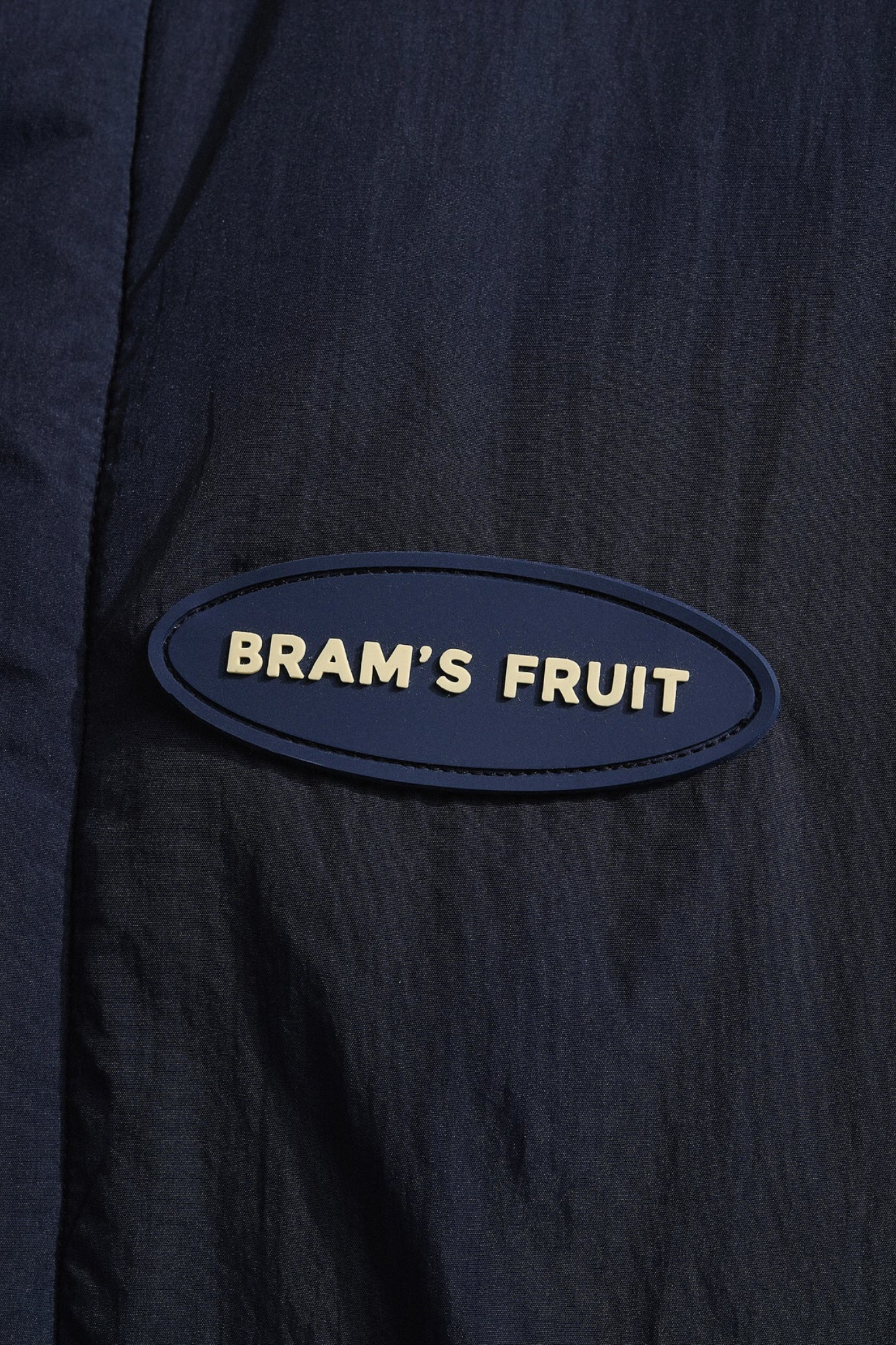 EMBLEM PATCH PADDED JACKET - NAVY