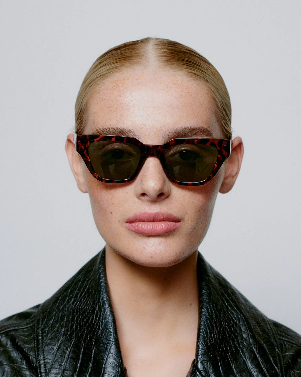 KAWS SUNGLASSES - DEMI TORTOISE