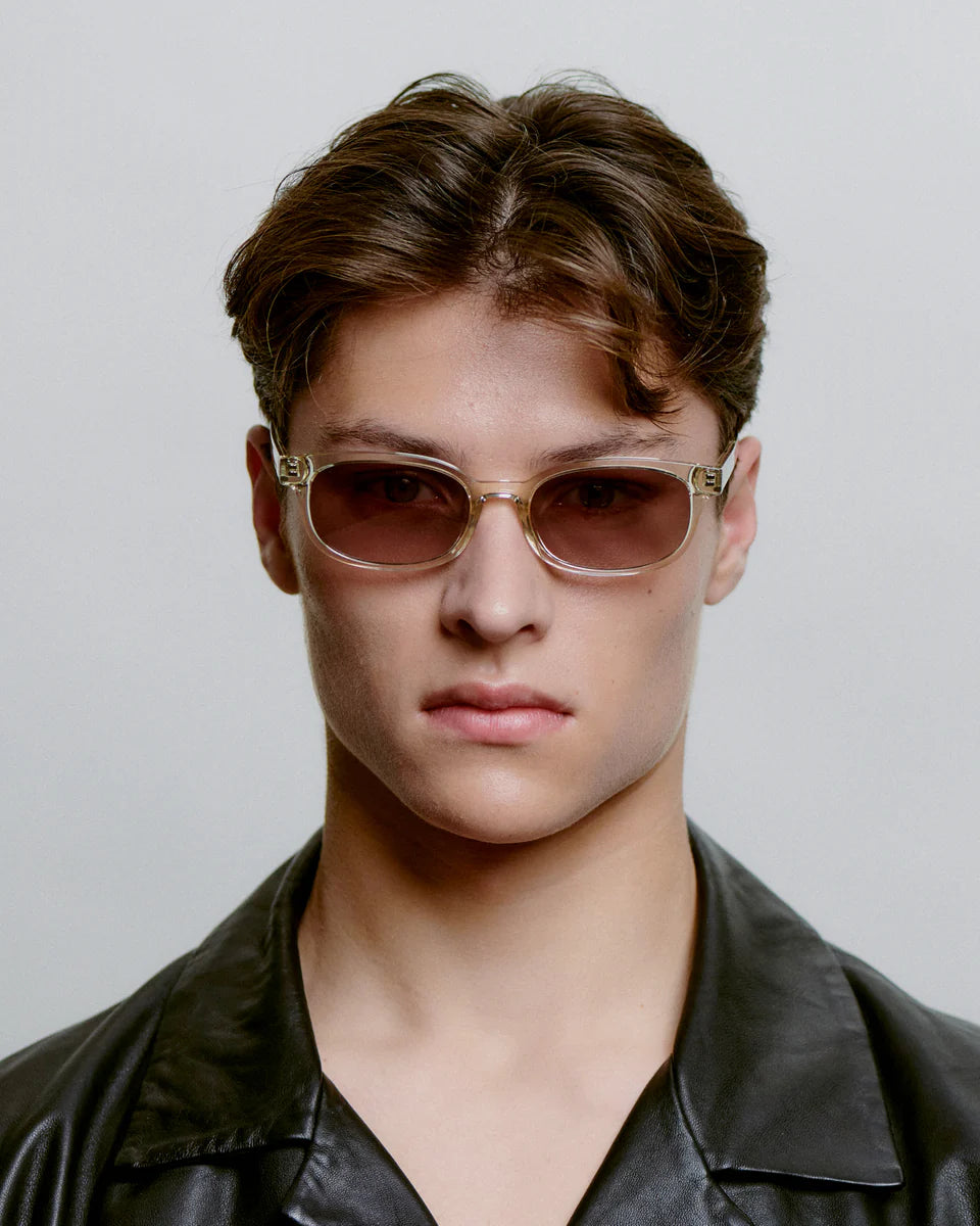 CHARLIE SUNGLASSES - ECRU TRANSPARENT