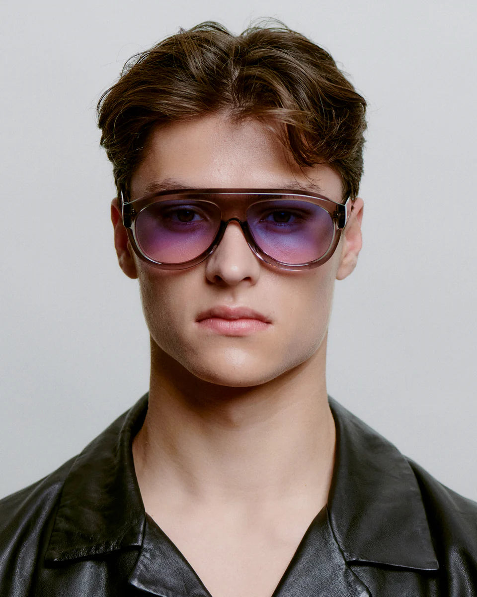RIO SUNGLASSES - GREY TRANSPARENT