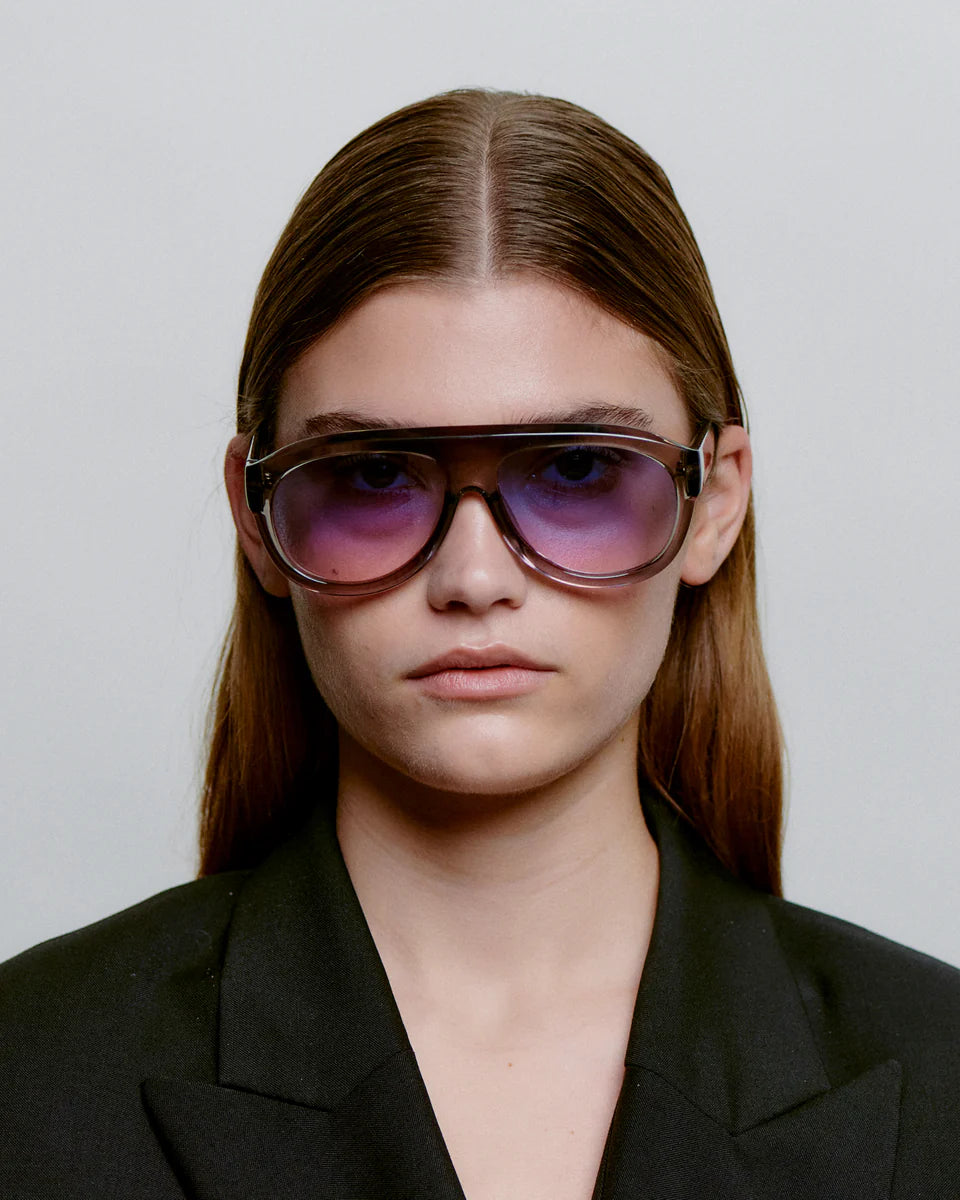 RIO SUNGLASSES - GREY TRANSPARENT