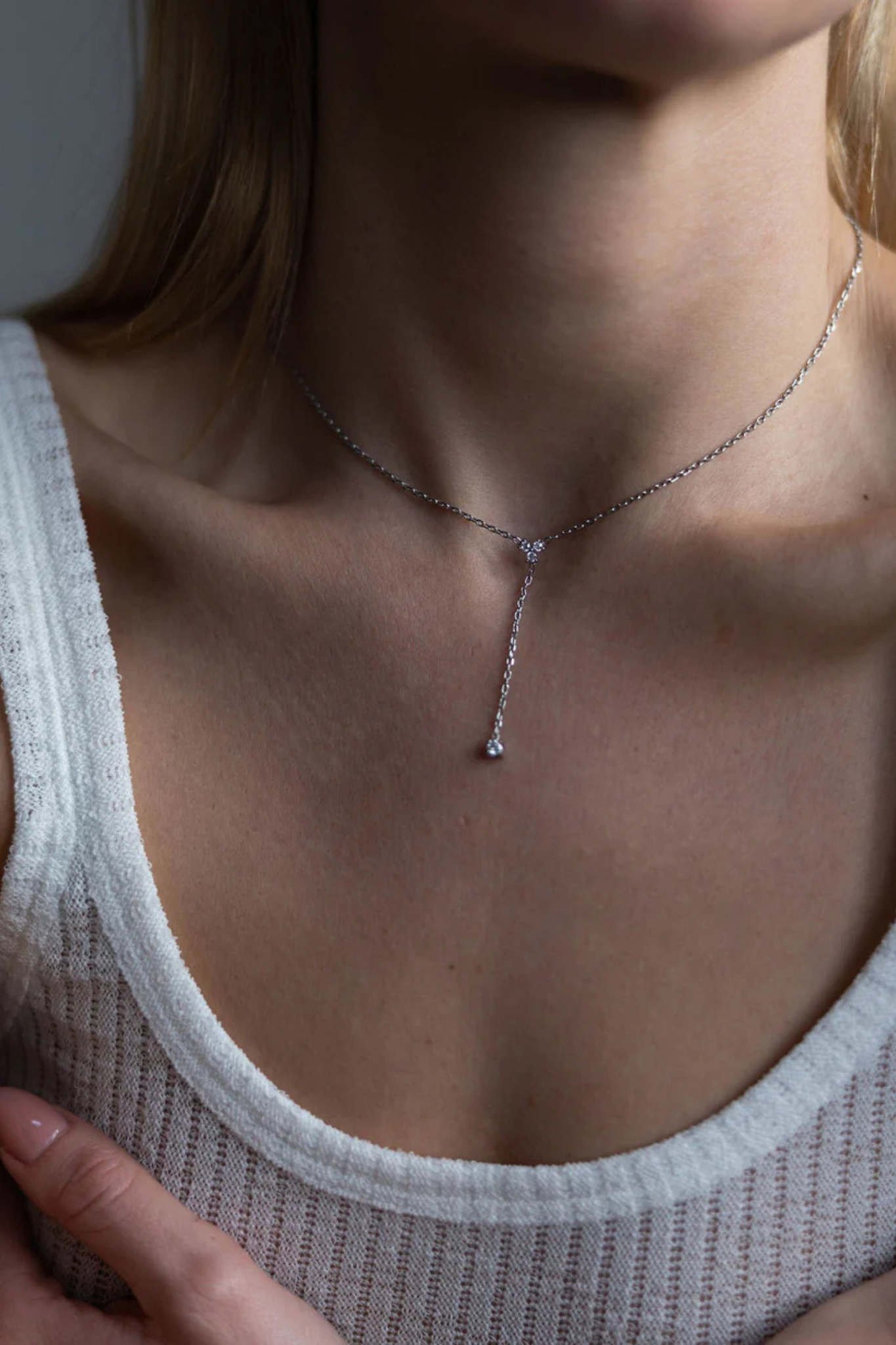 NECKLACE LUNELLE - SILVER