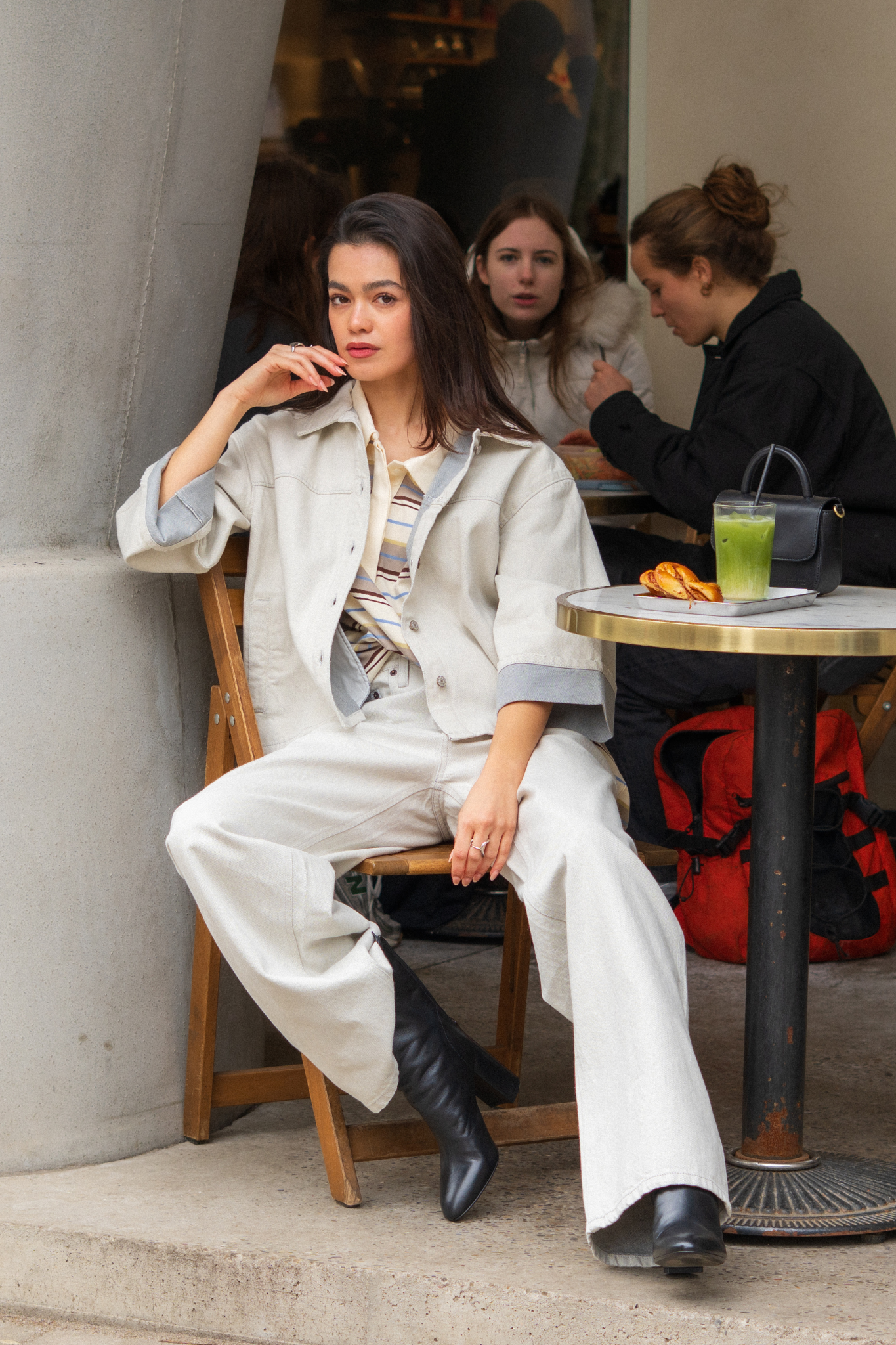 BELEM VEST - UNDYED GRANIT