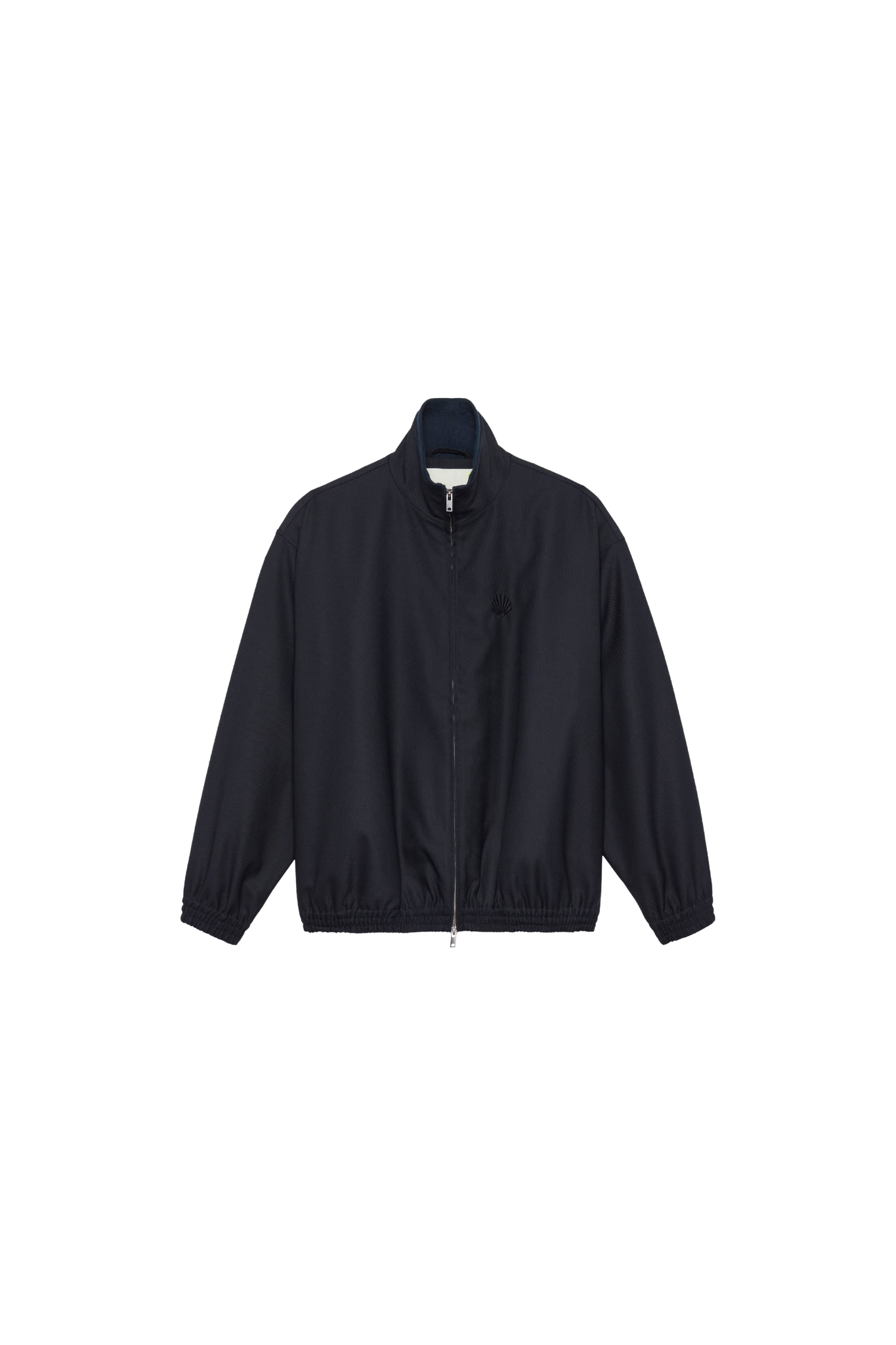 WOOL TRACK JACKET - MIDNIGHT