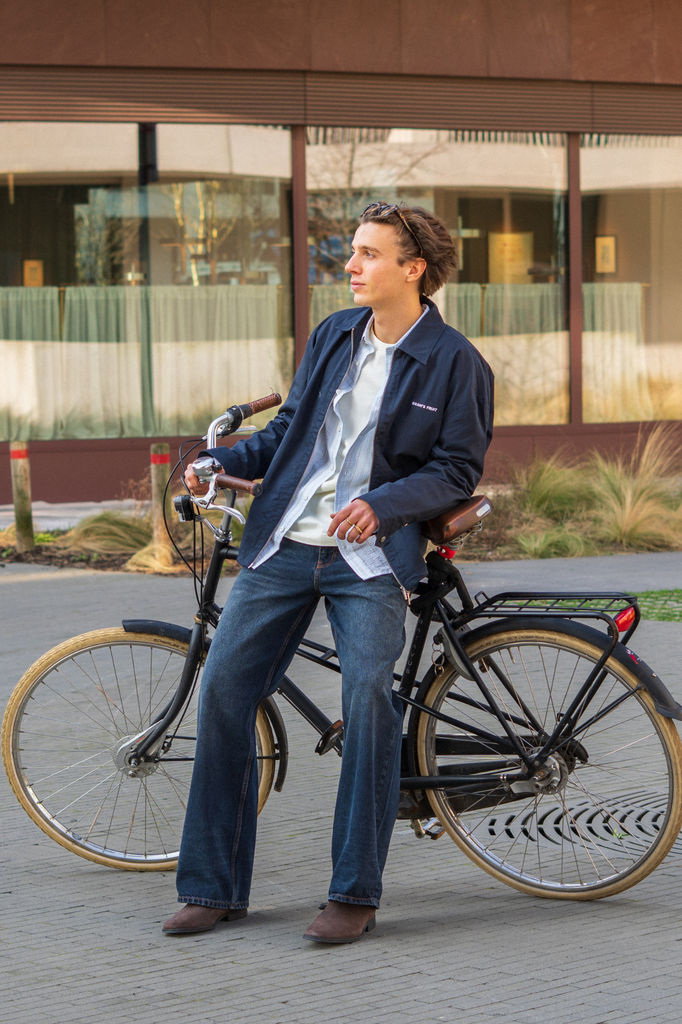 RELAXED FIT JEANS - DARK OCEAN