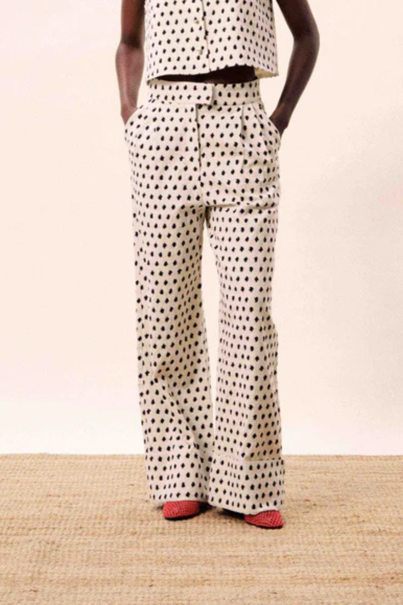 ISOLDE PANTS - CREME