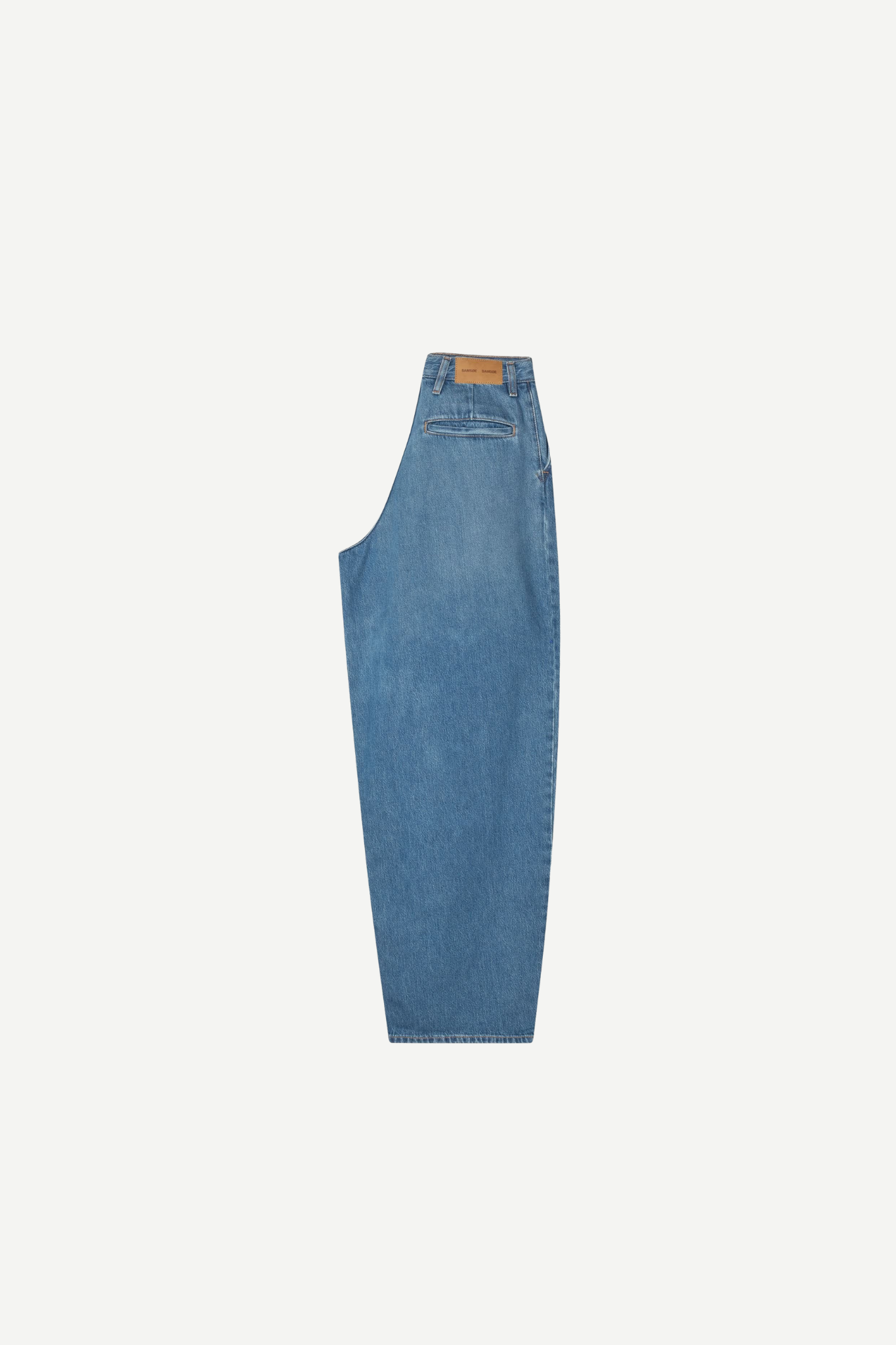 HARPER PLEAT JEANS - FLUID DENIM