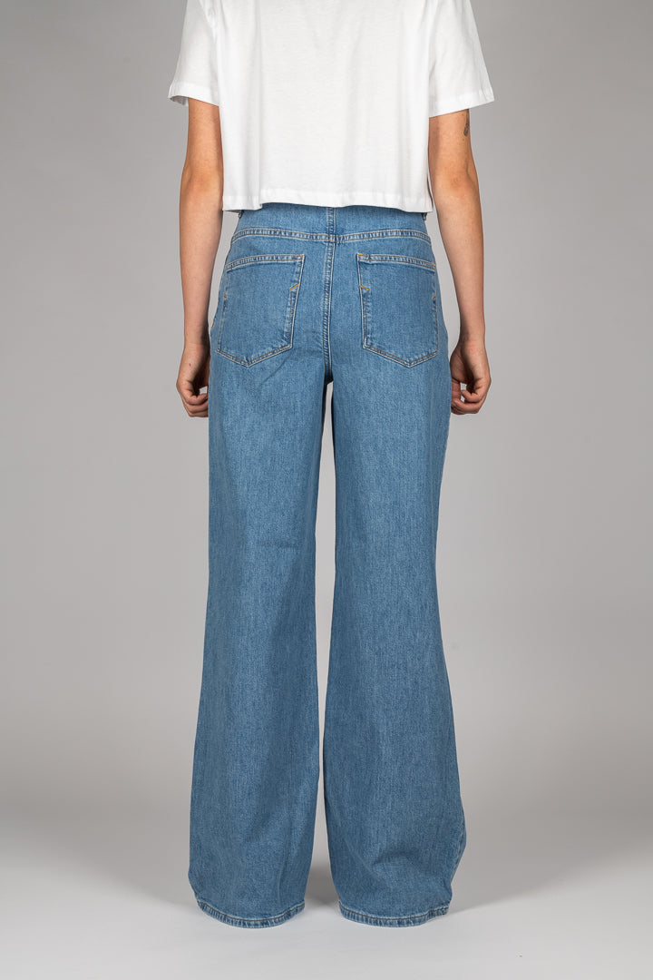 SLFELOISE-ERIN HW WIDE JEANS
