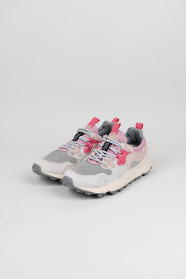 OU - YAMANO 3 WOMAN SUEDE/NYLON - GREY/PINK