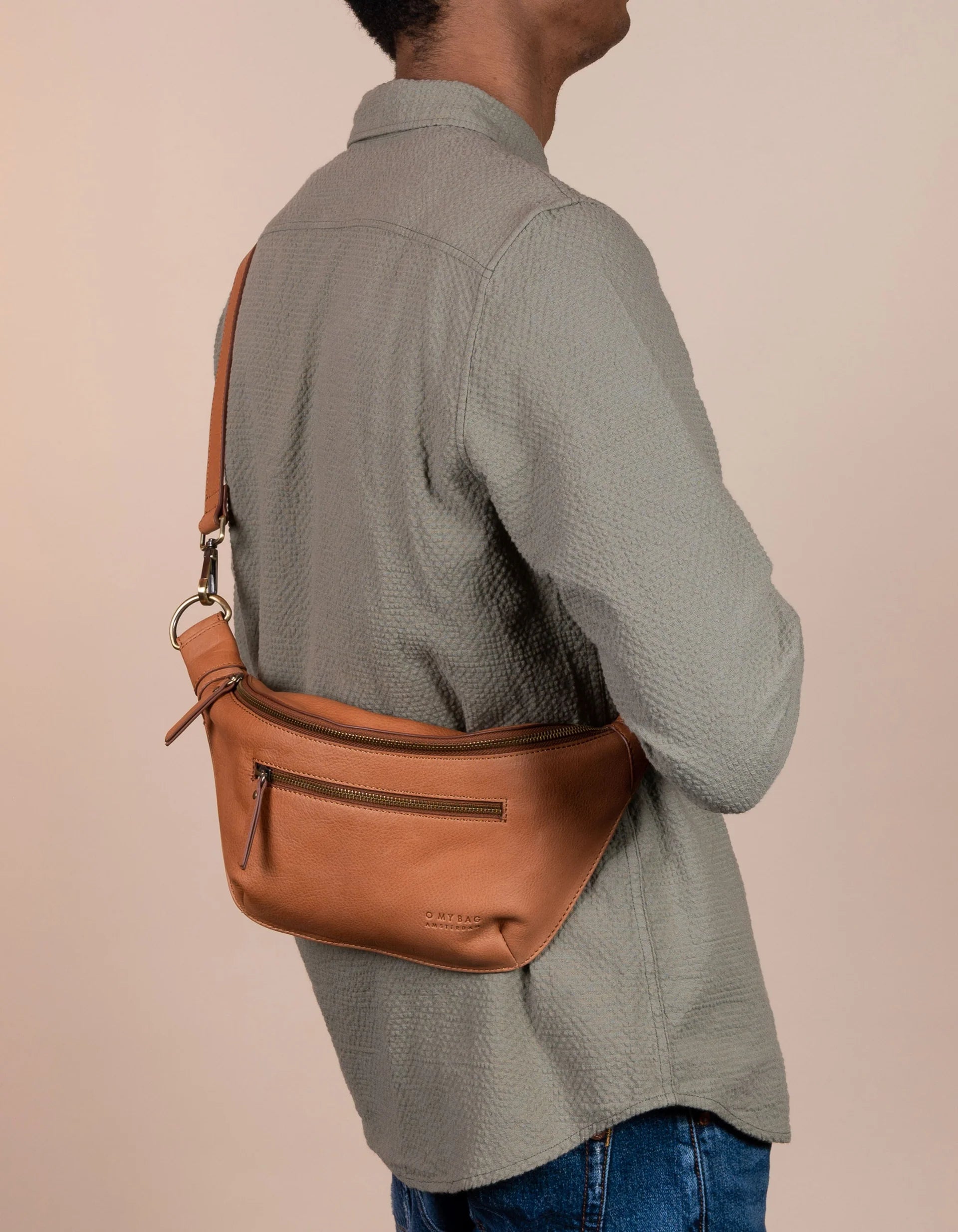 DREW BUM BAG - WILD OAK SOFT GRAIN LEATHER