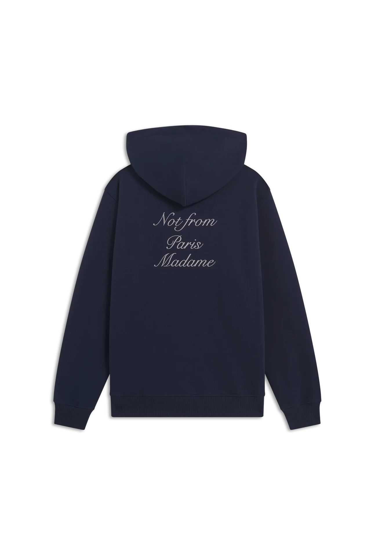 LE HOODIE SLOGAN CALLIGRAPHY - NAVY