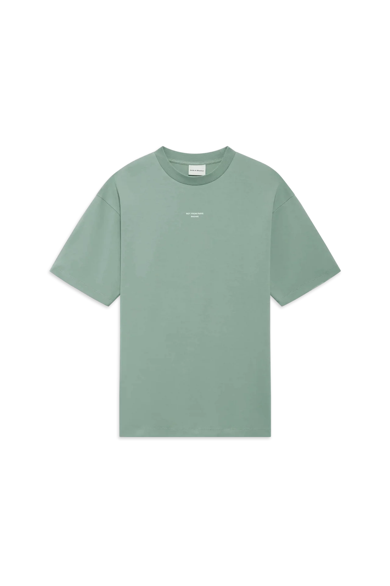 LE T-SHIRT SLOGAN CLASSIQUE - WATER GREEN