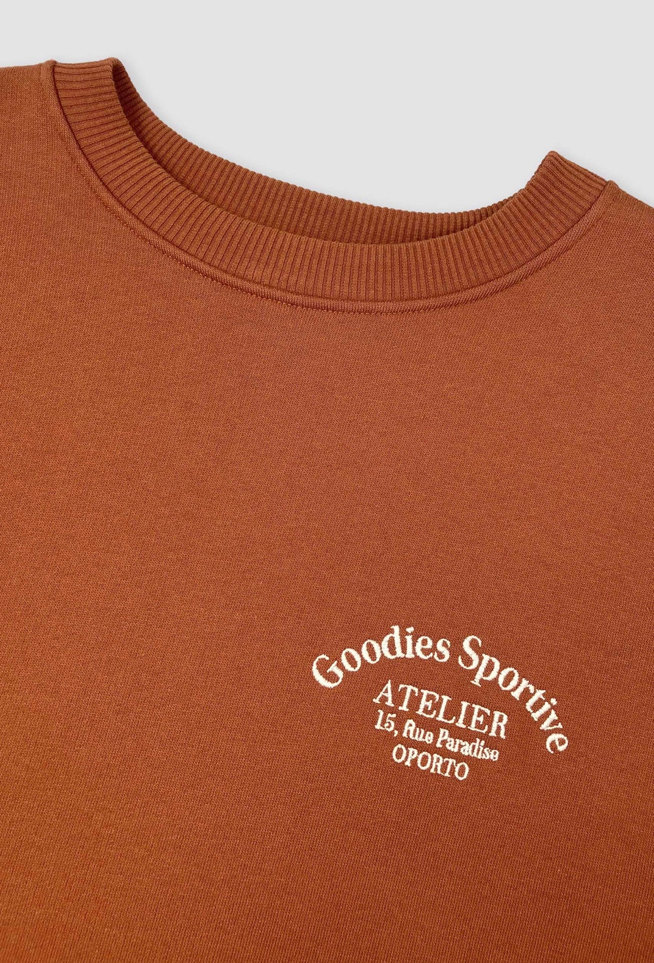 CREWNECK SWEATER - BROWN