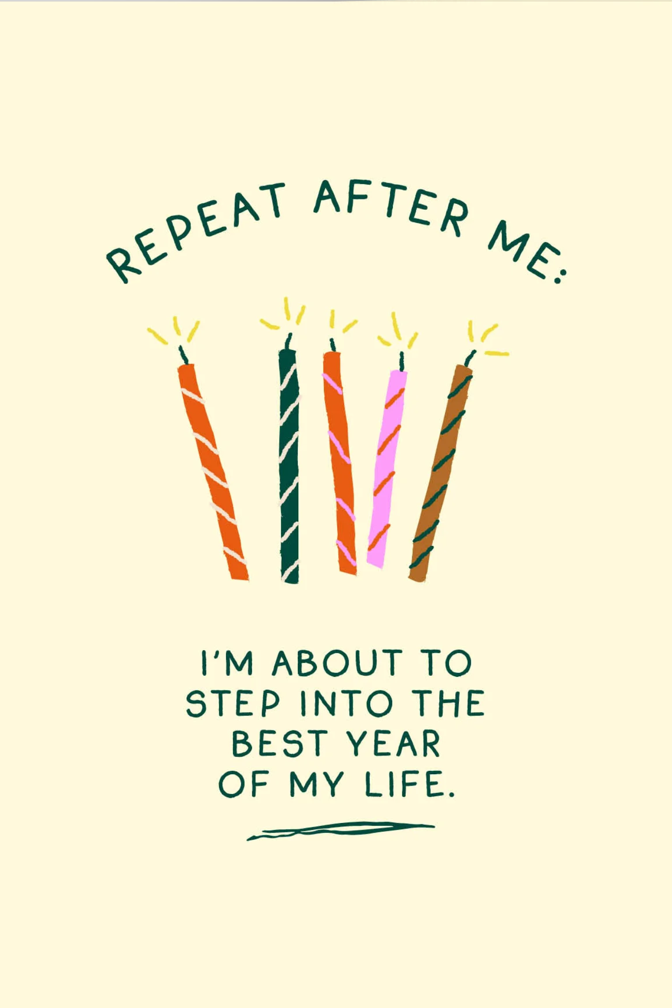 REPEAT AFTER ME - POSTCARD