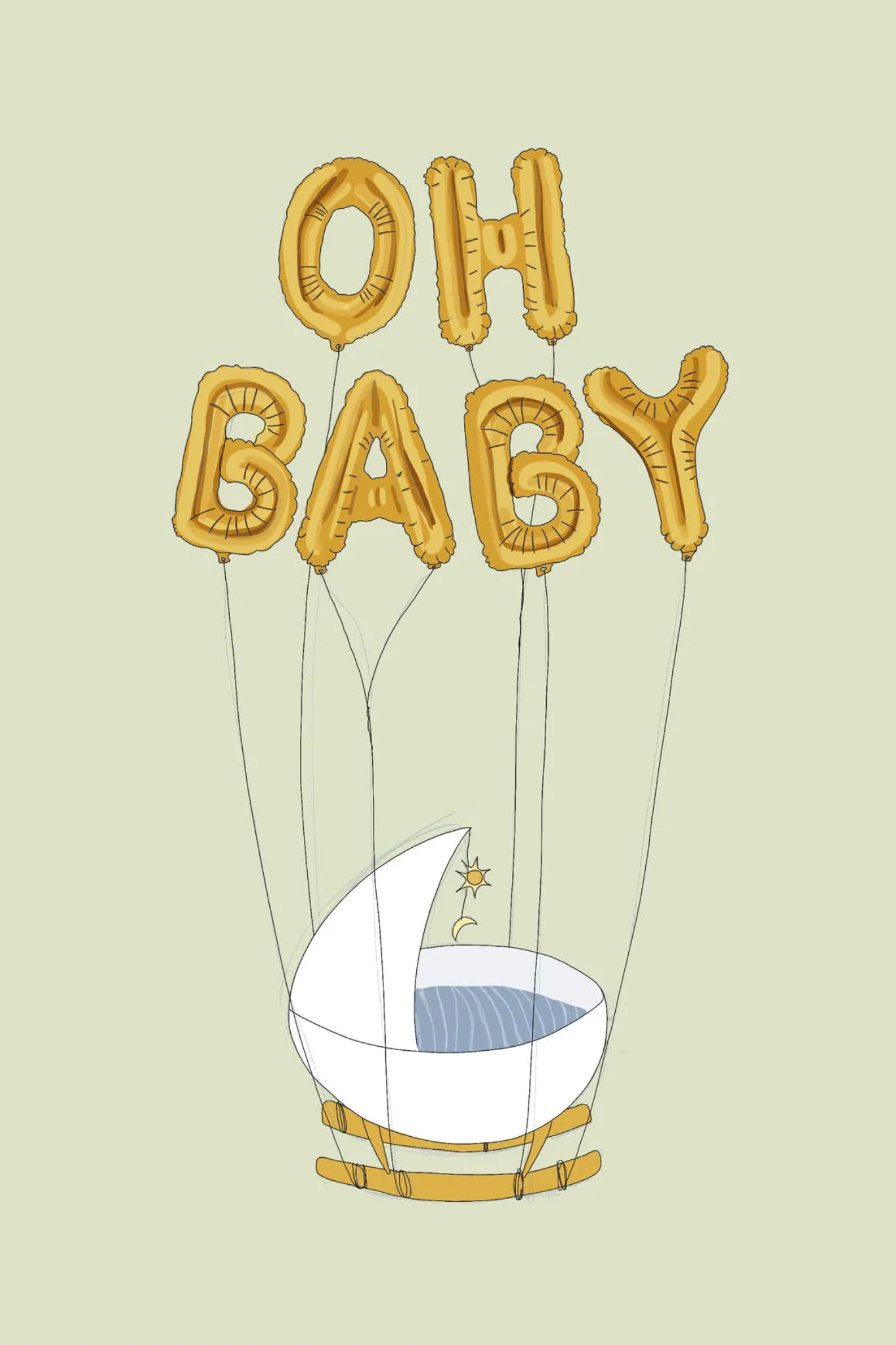 OH BABY - POSTCARD