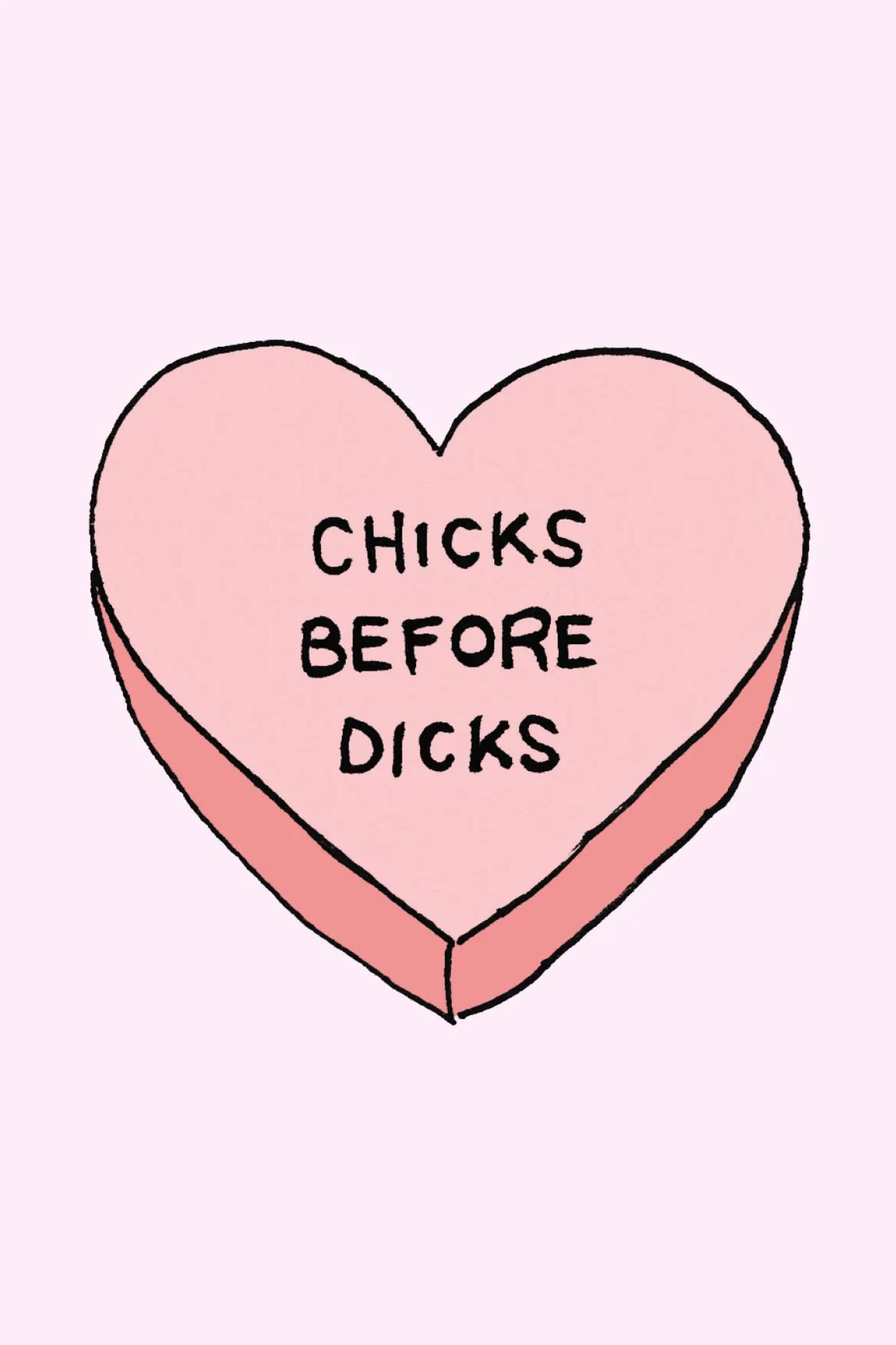 CHICKS BEFORE - POSTCARD
