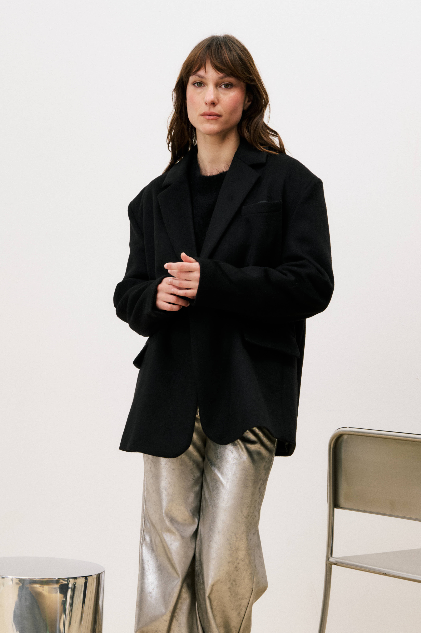 POLDIE BLAZER - BLACK