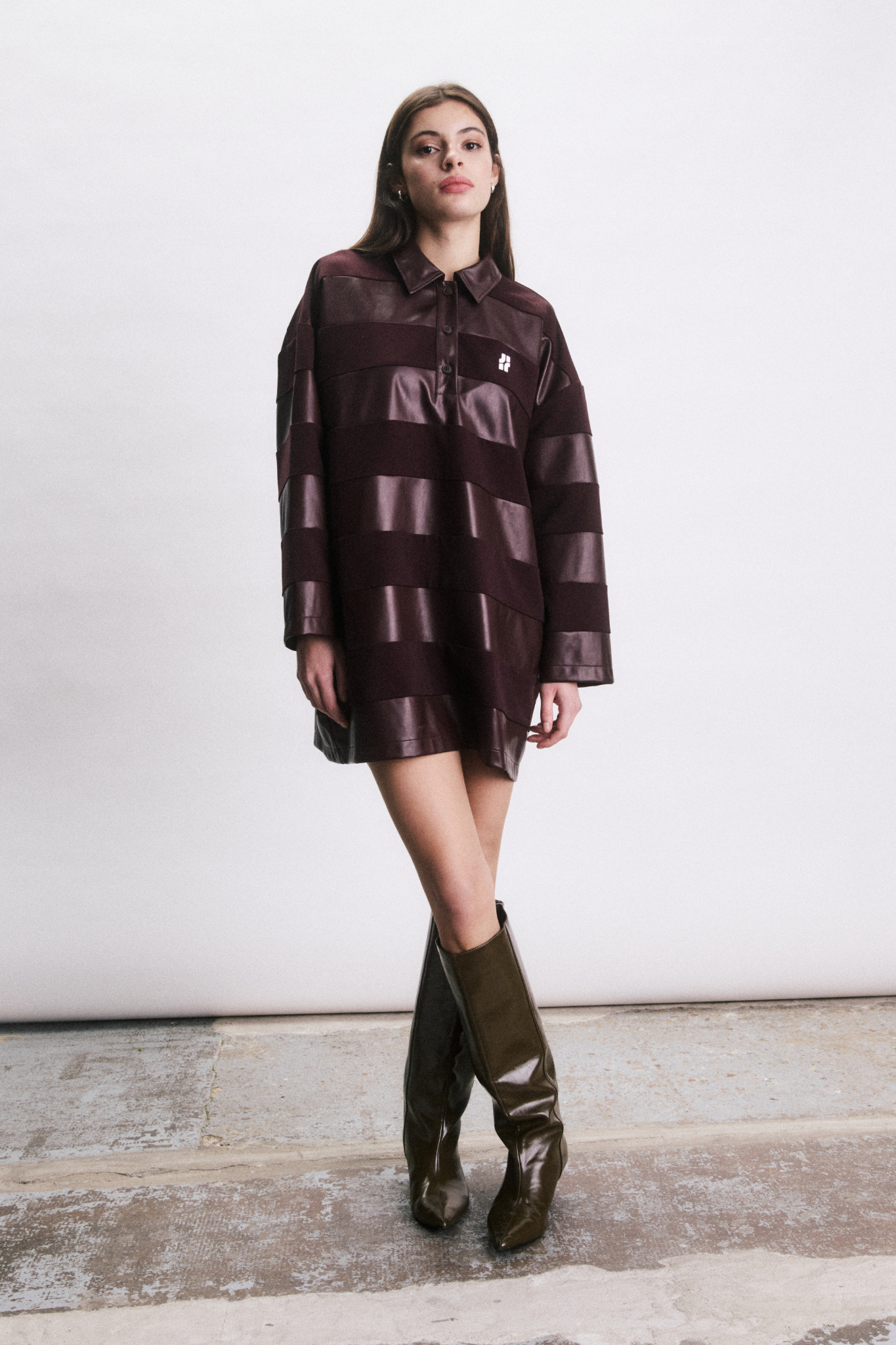 DOMINIC DRESS - BORDEAUX
