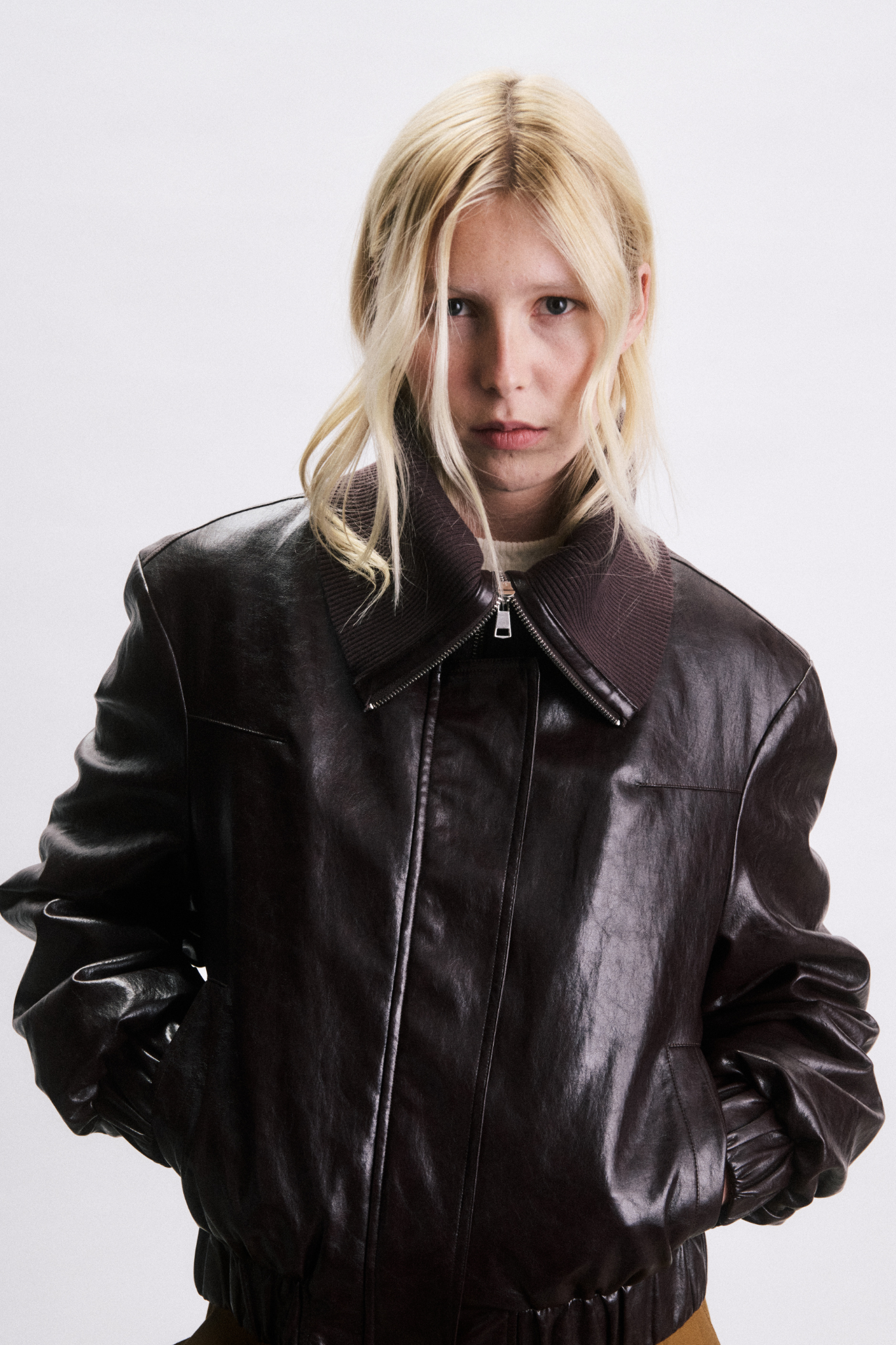 ERZA BOMBER JACKET - BORDEAUX