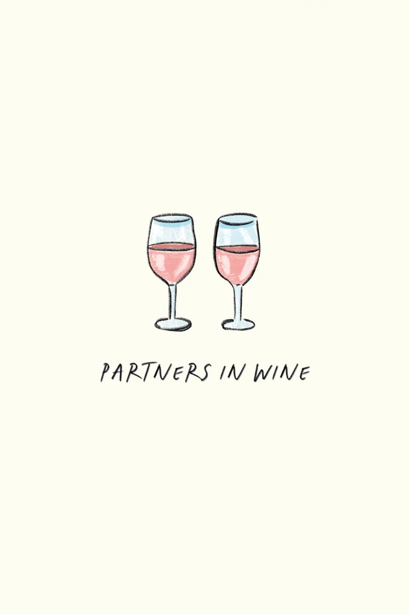 PARTNERS IN WINE - POSTCARD