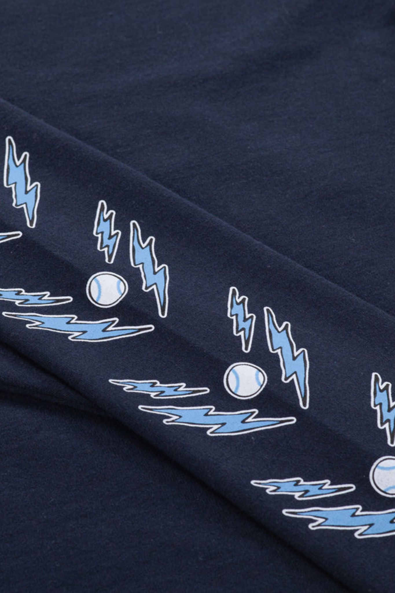 INAZUMA LONGSLEEVE T-SHIRT - NAVY