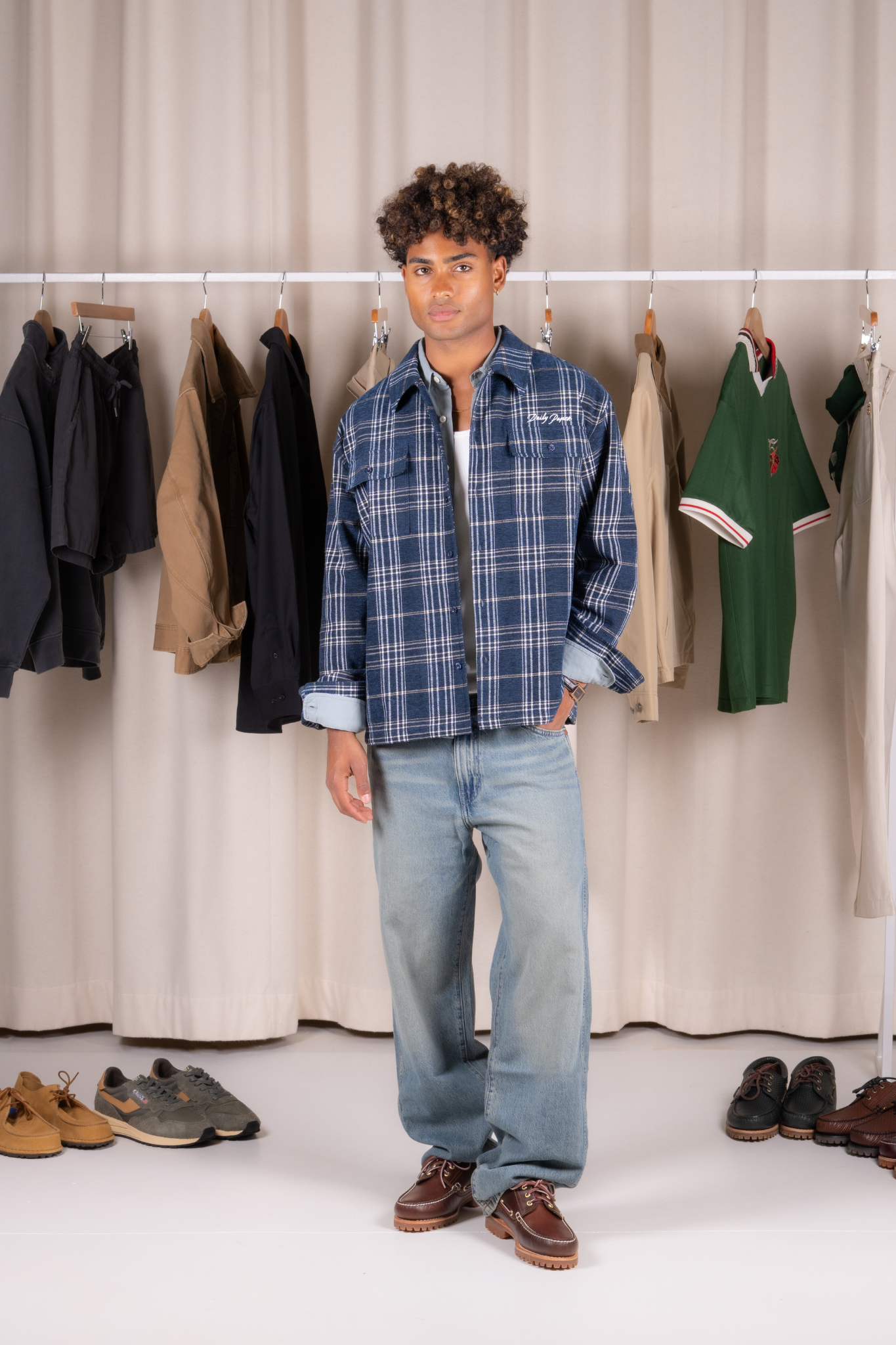 LOOSE STRAIGHT JEANS - CANYON SHADE