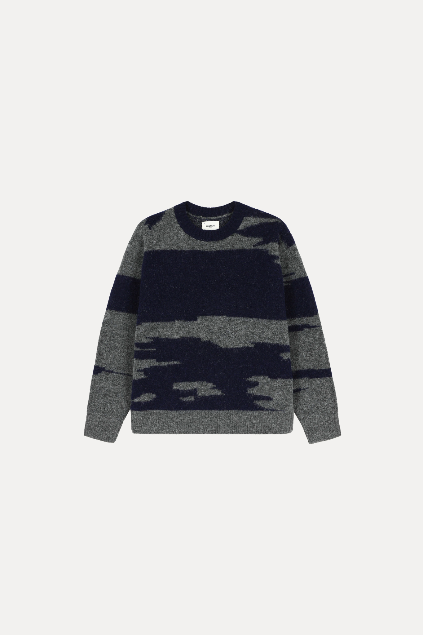 HATCHING PULLOVER - GREY