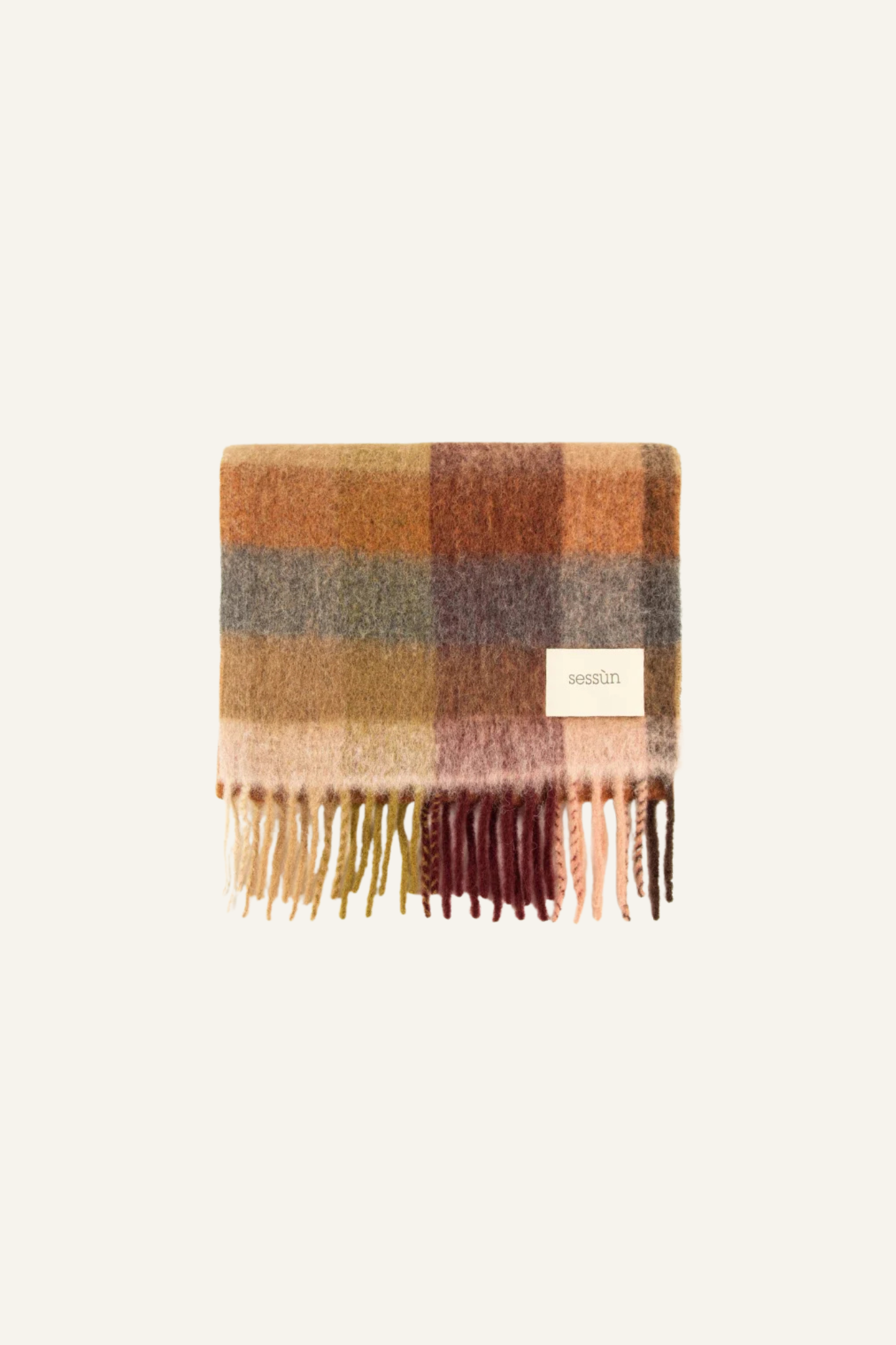LUCIO SCARF - NAVYRUST