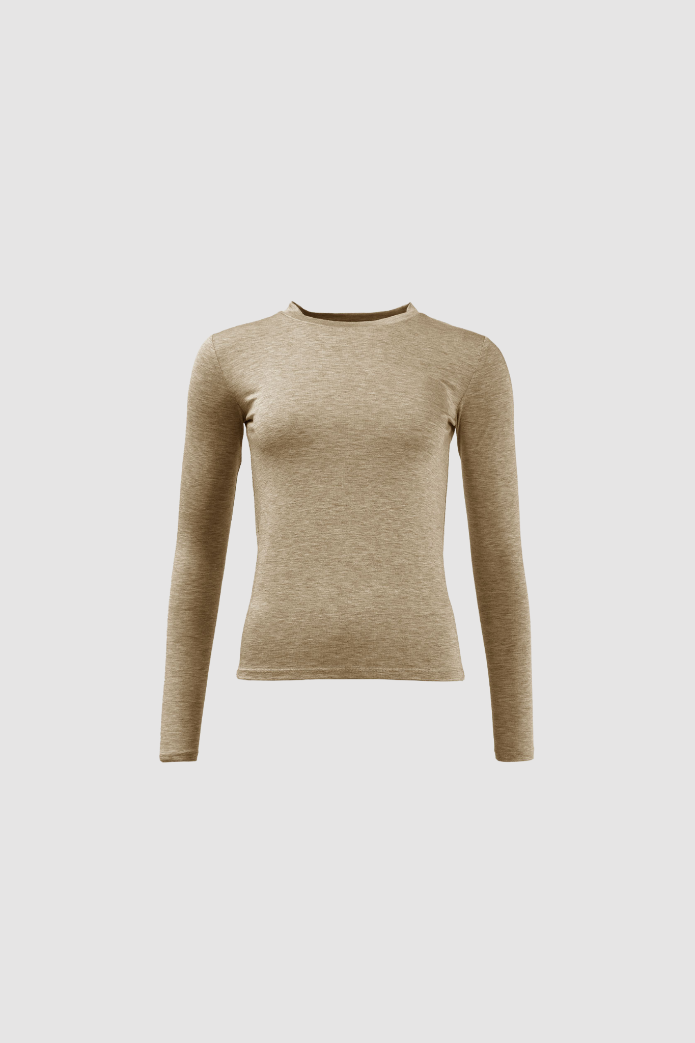 JOSEFINE LS T-SHIRT - DESERT TAUPE MELANGE