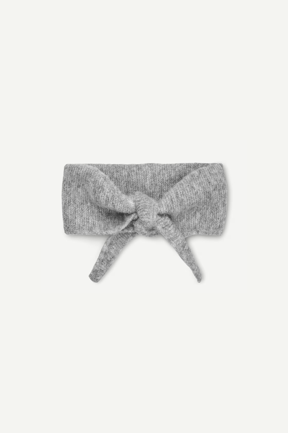 SANOR TRIANGLE SCARF - GREY MELANGE