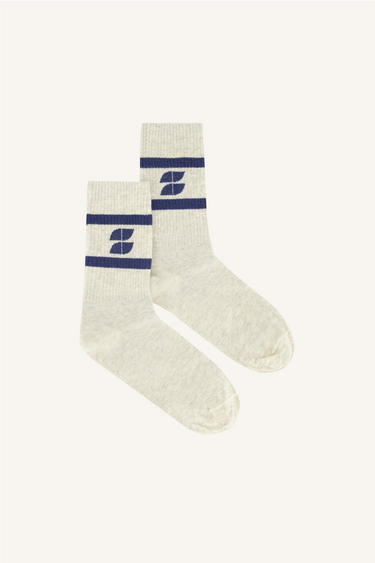 LOGO SPARKLE SOCKS - NAVY