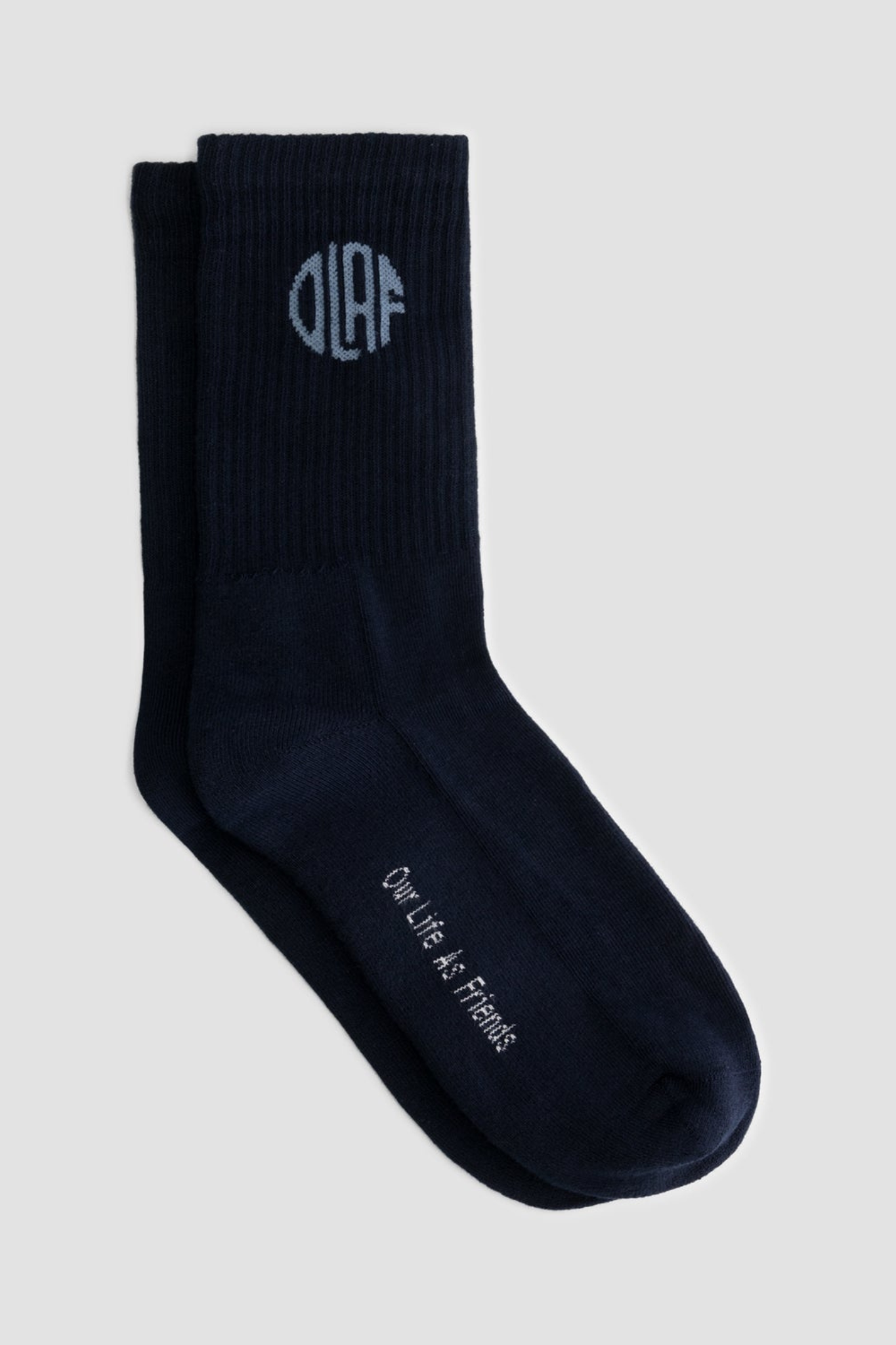 CIRCLE LOGO SOCK - NAVY