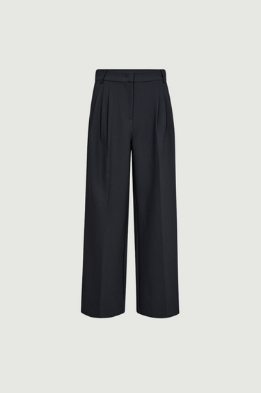 VOLA LONG PLEAT PANTS - INK