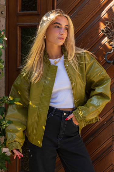 RITA JACKET - OLIVE