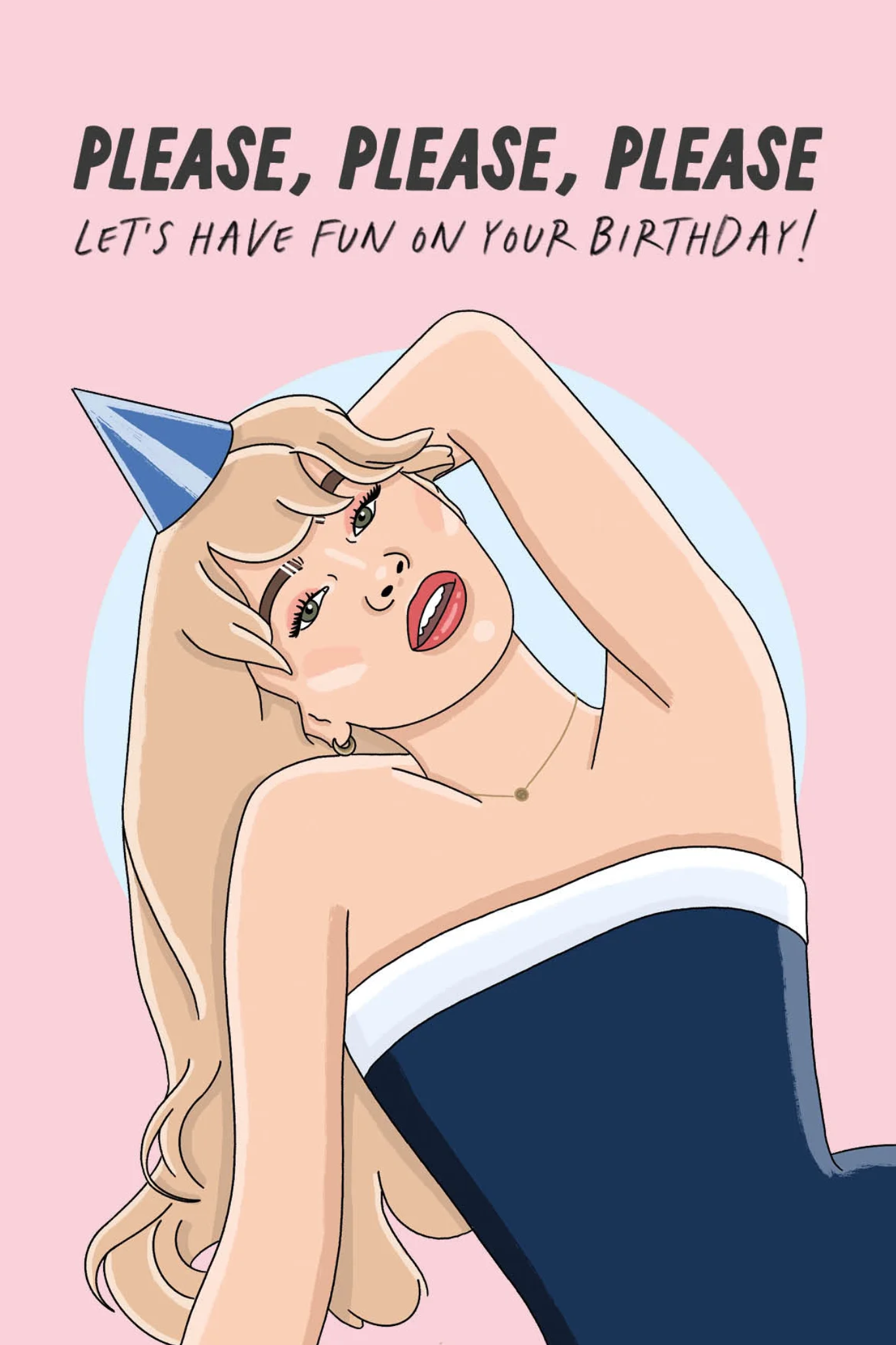 PLEASE BDAY - POSTCARD