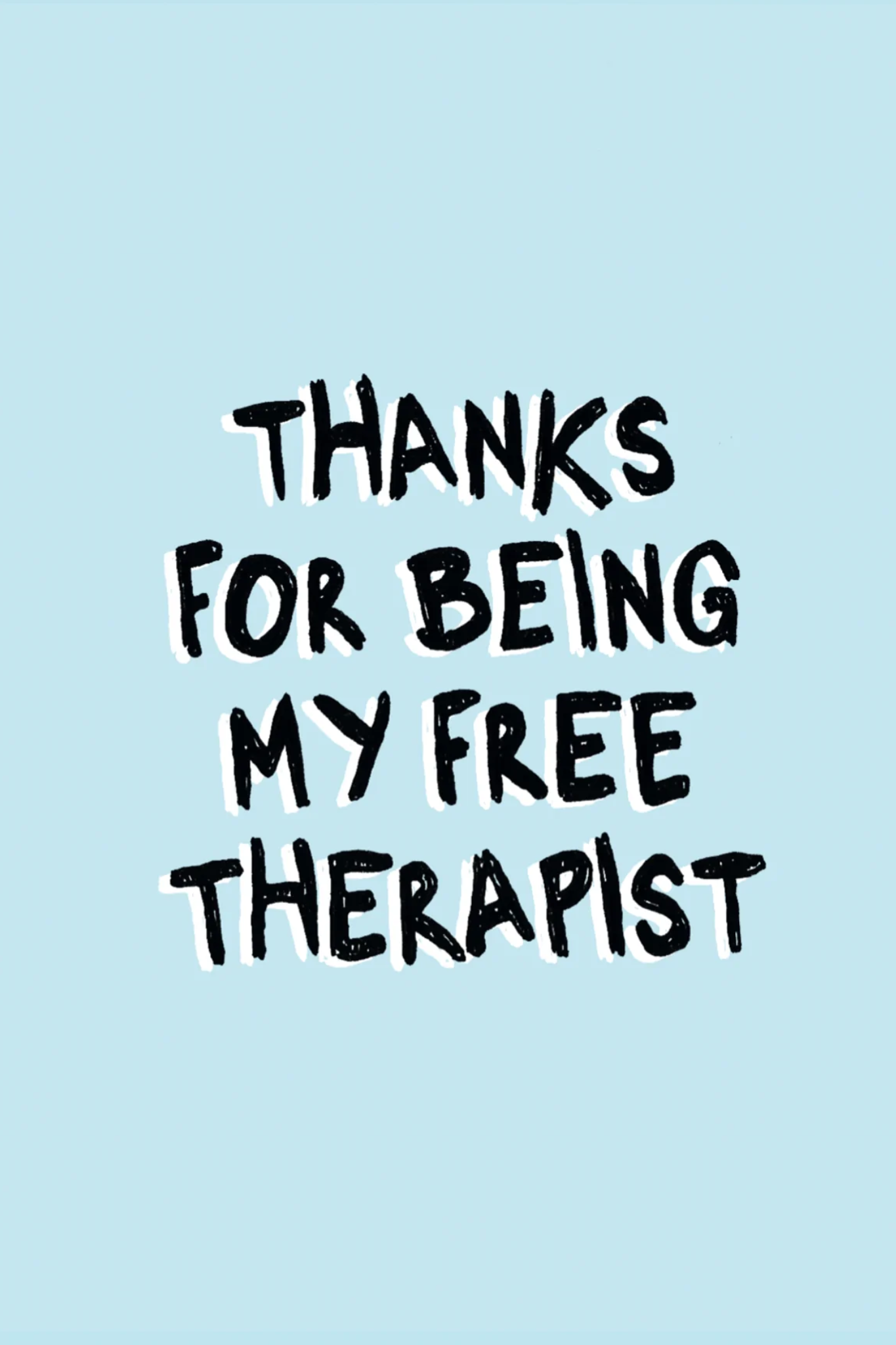 FREE THERAPIST - POSTCARD