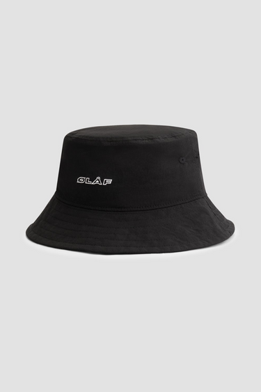 NYLON BUCKET HAT MEN - BLACK