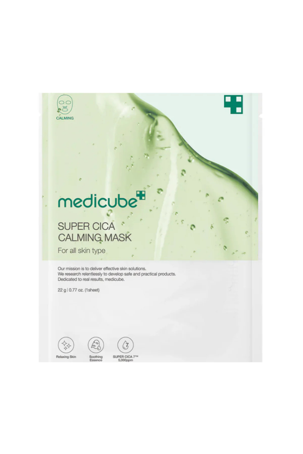 SUPER CICA CALMING MASK 22G ( 1 PIECE )