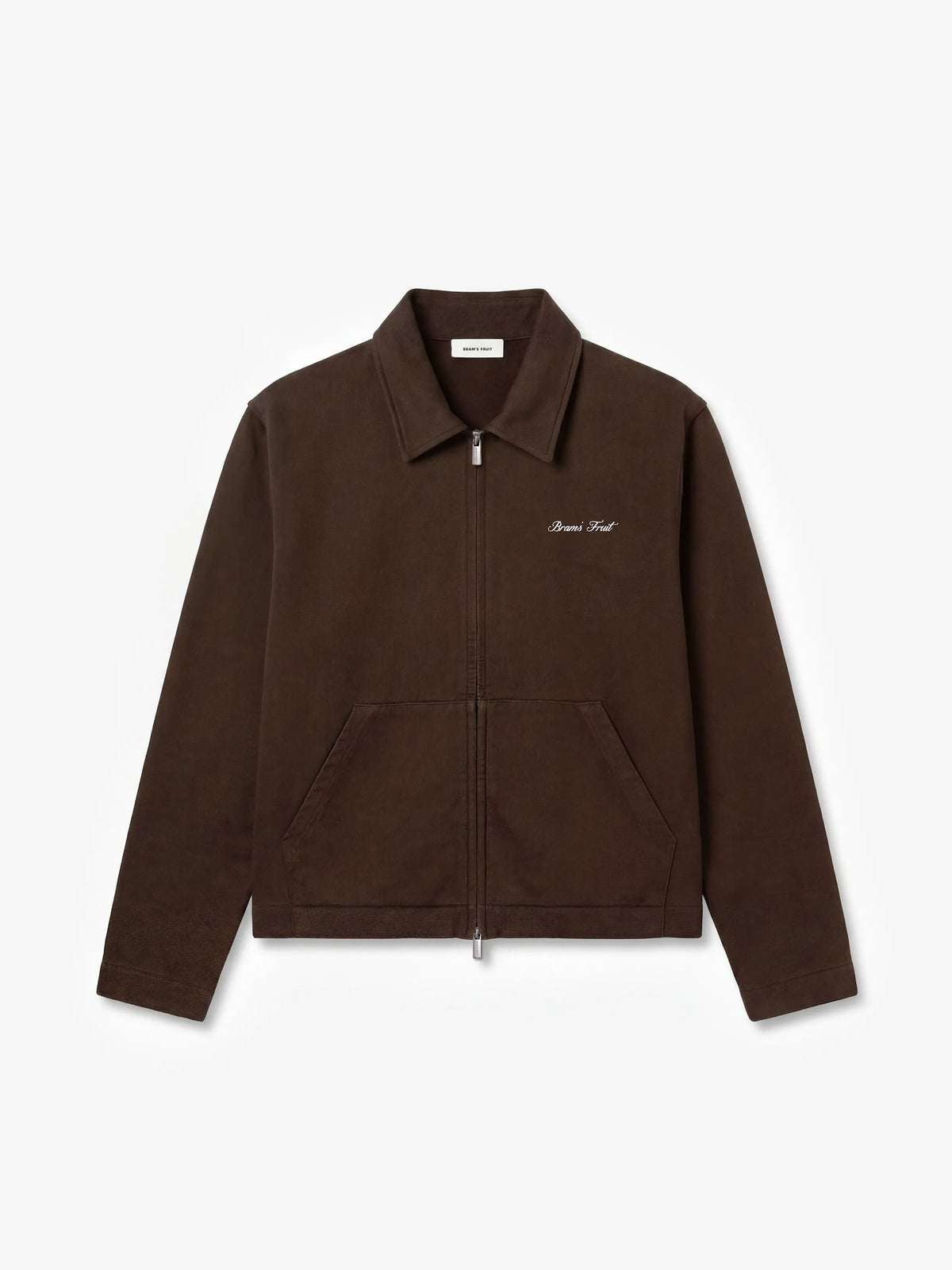 SCRIPT LOGO FULL ZIP - BROWN