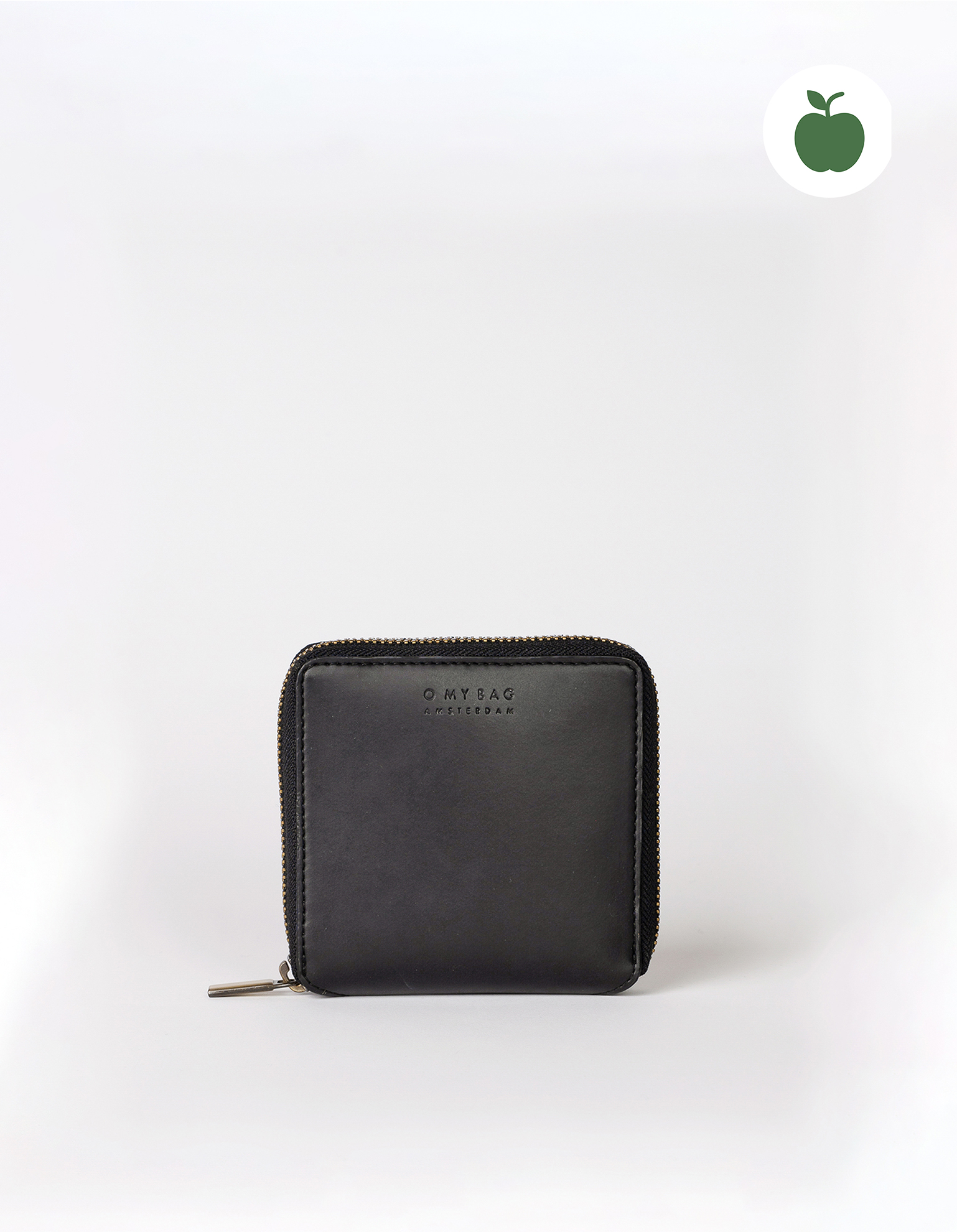 SONNY SQUARE WALLET - BLACK APPLE LEATHER