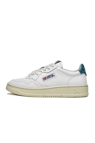 AULM-LL44 - MEDALIST LOW SNEAKERS WHITE PETROL