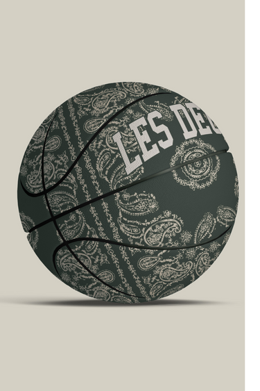 LES DEUX PAISLEY BASKET BALL  - SURPLUS GREEN/WHITE