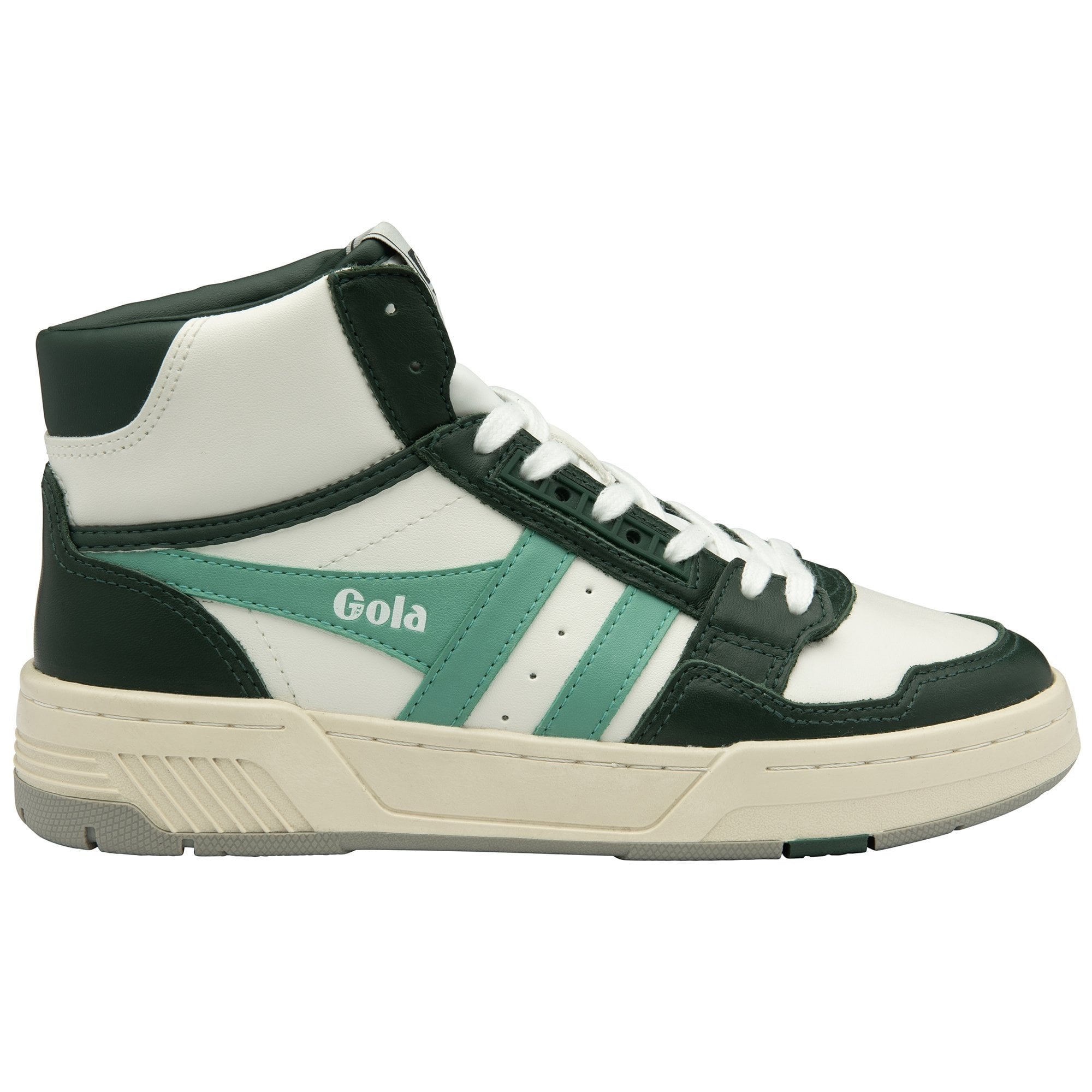 CLB536WN1 - CHALLENGE HIGH SNEAKERS WHITE/EVERGREEN/SEA MIST