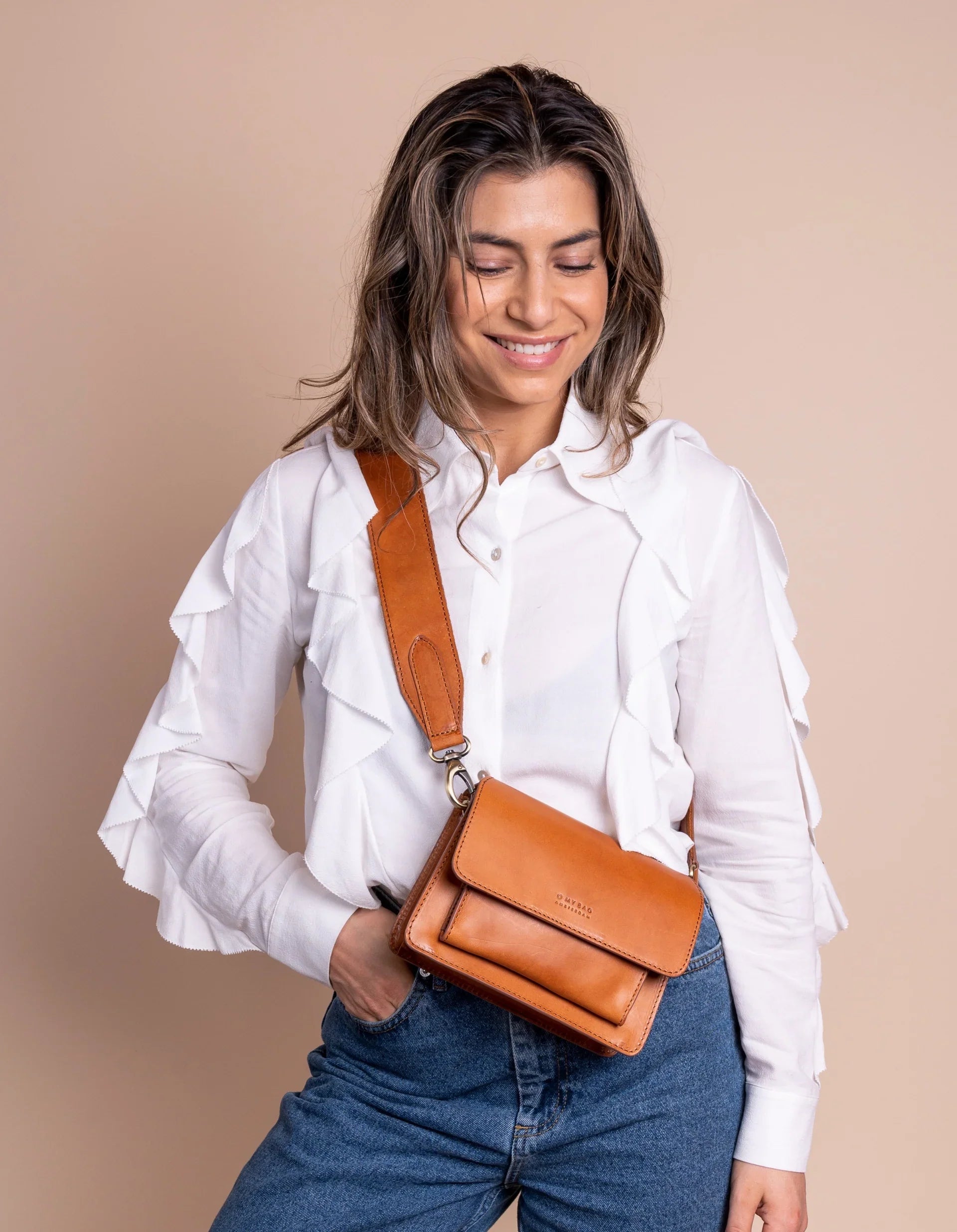 HARPER MINI BAG - COGNAC CLASSIC LEATHER